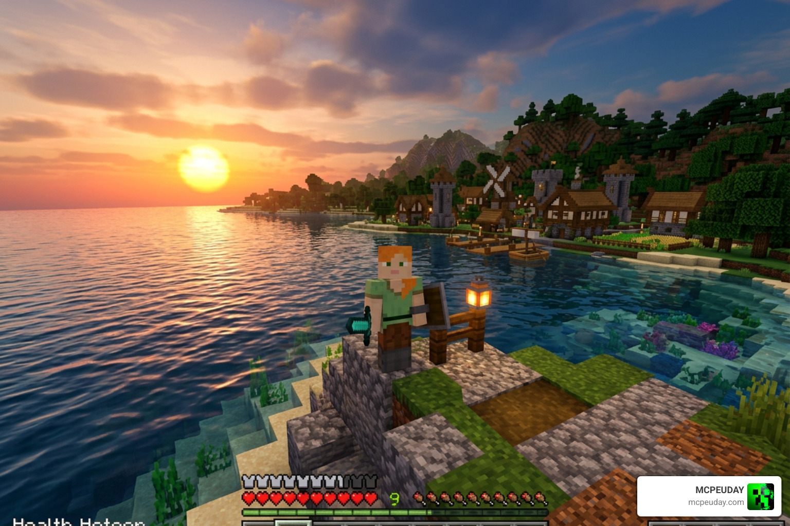 Newb X Ale Shaders Minecraft Bedrock gameplay