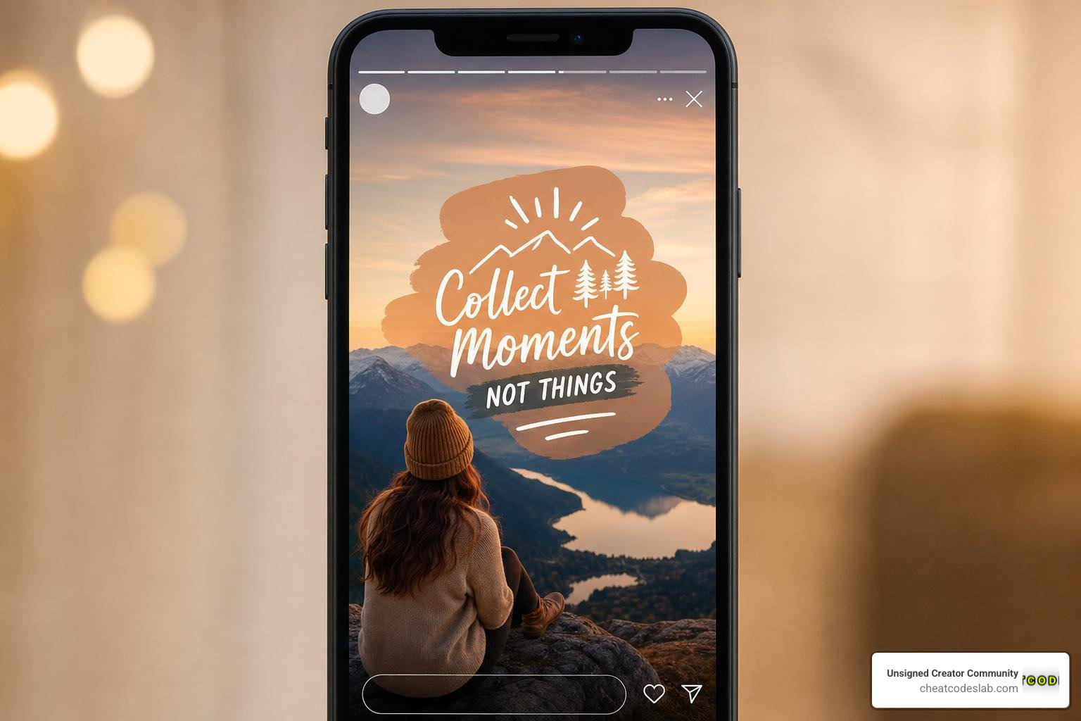 Customized fonts and animated text on Instagram