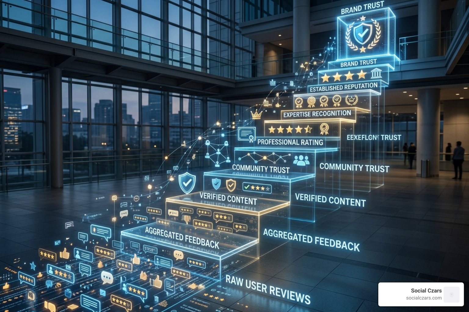 The hierarchy of AI reputation signals