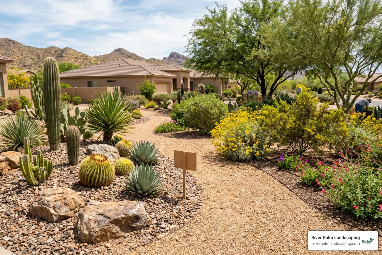 desert-hardy plants arranged by hydrozone