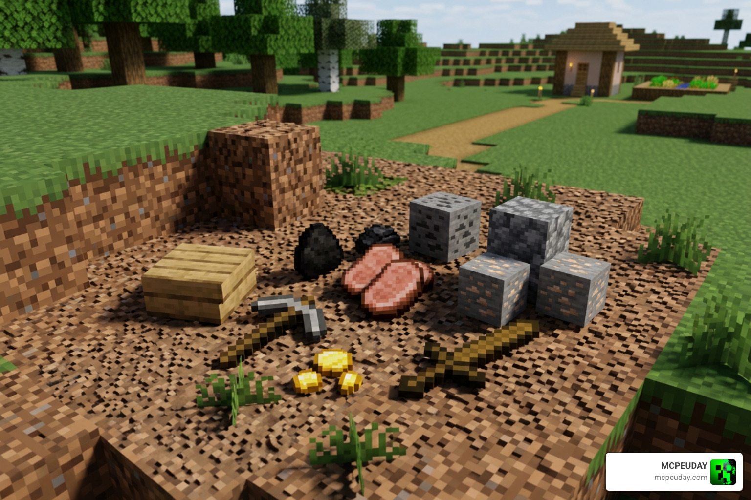 Raiyon's Item Physics ADDON dropped items realistic 3D physics Bedrock Edition