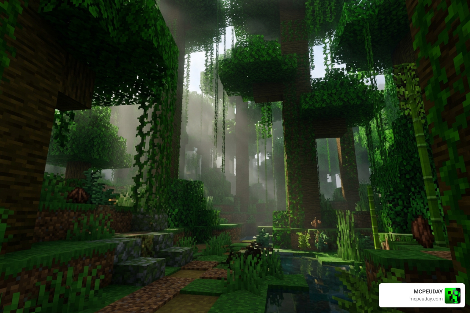 Biome-specific fog in a jungle biome using NovaFX Visuals SHADER Biome-specific fog in a jungle biome using NovaFX Visuals SHADER