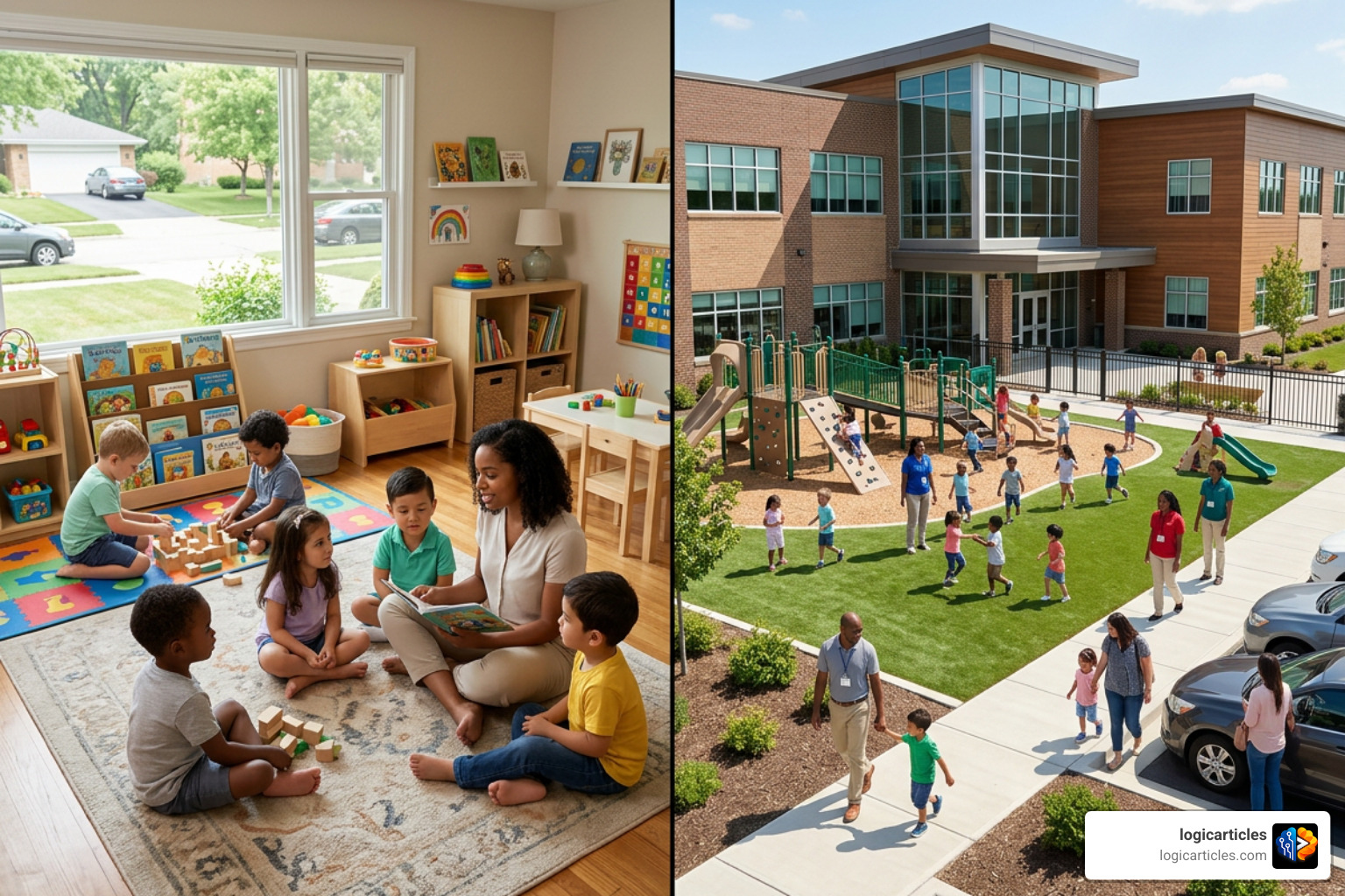 diverse child care settings from in-home daycares to large multi-site franchises diverse child care settings from in-home daycares to large multi-site franchises