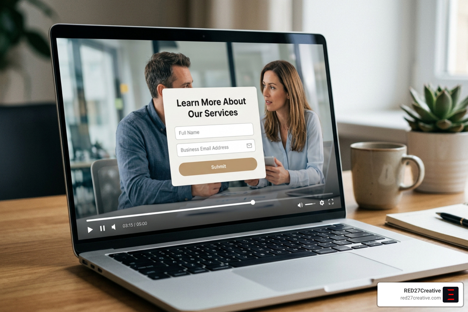 Interactive video player with lead capture forms Interactive video player with lead capture forms