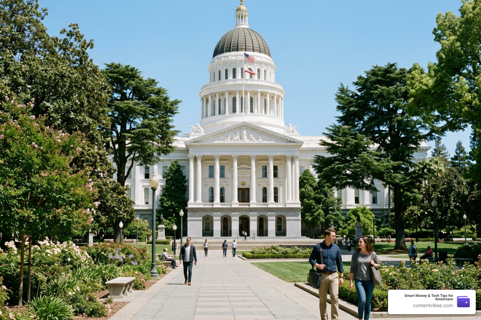 California State Capitol building representing CalPERS and state pension adjustments