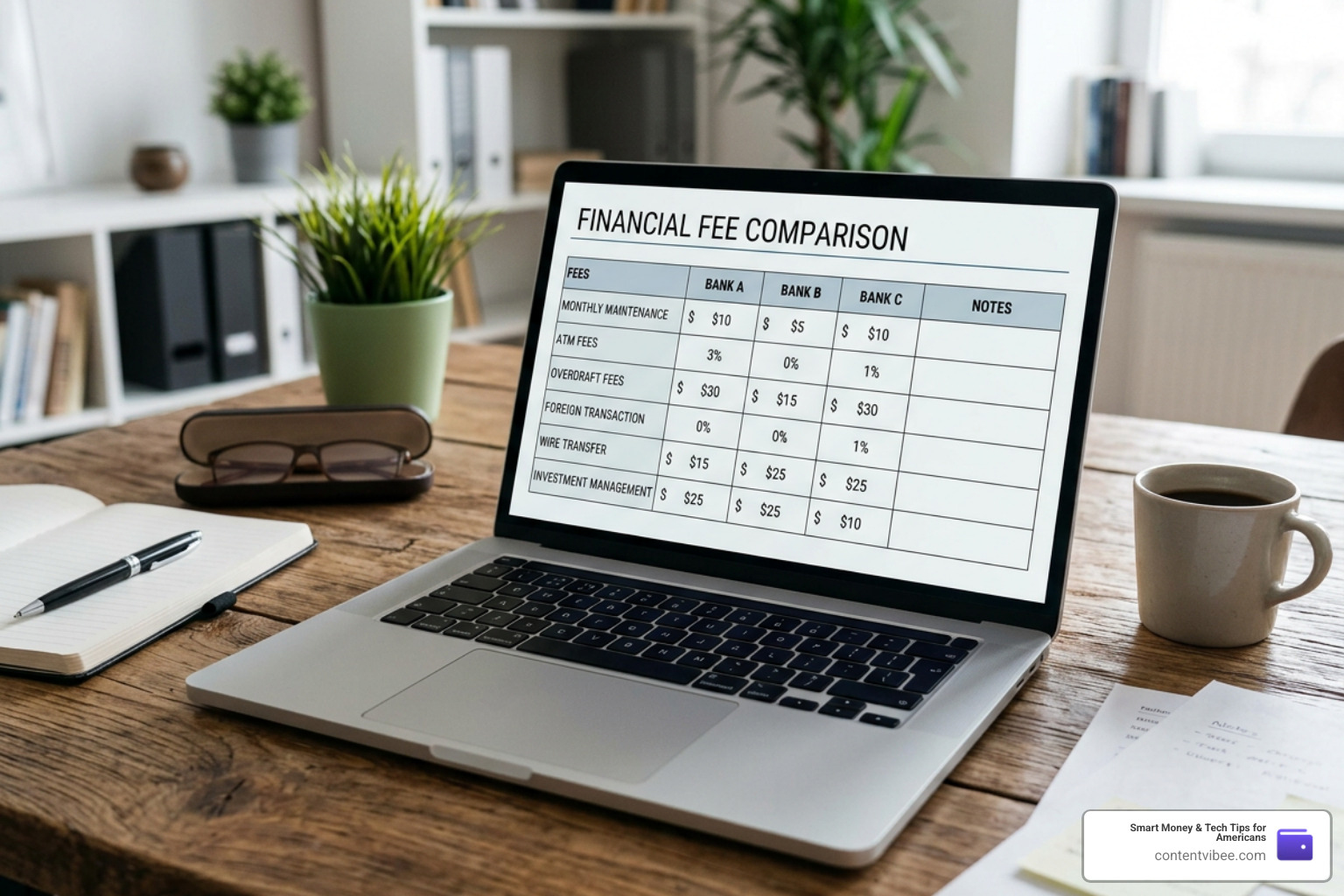 financial fee comparison