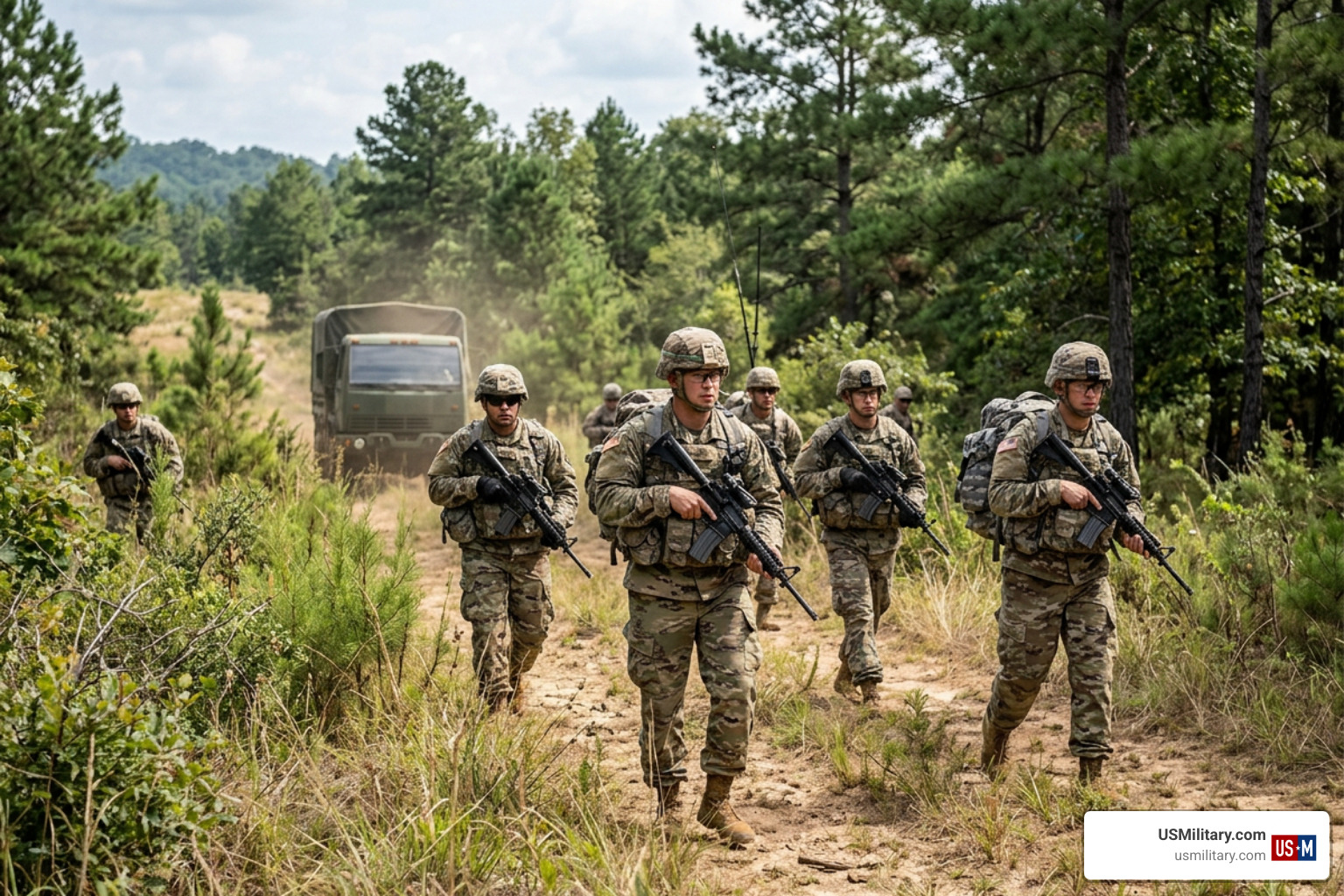 U.S. Army National Guard soldiers conducting training exercises U.S. Army National Guard soldiers conducting training exercises