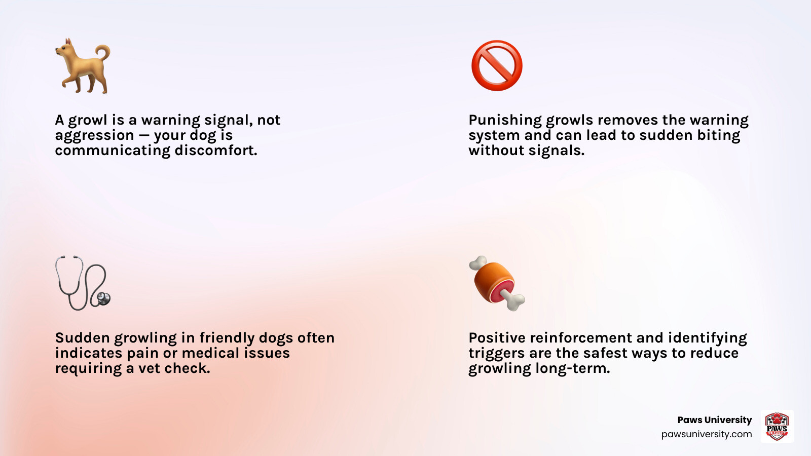 Infographic showing the canine ladder of aggression from subtle stress signals to growling and biting infographic Infographic showing the canine ladder of aggression from subtle stress signals to growling and biting infographic