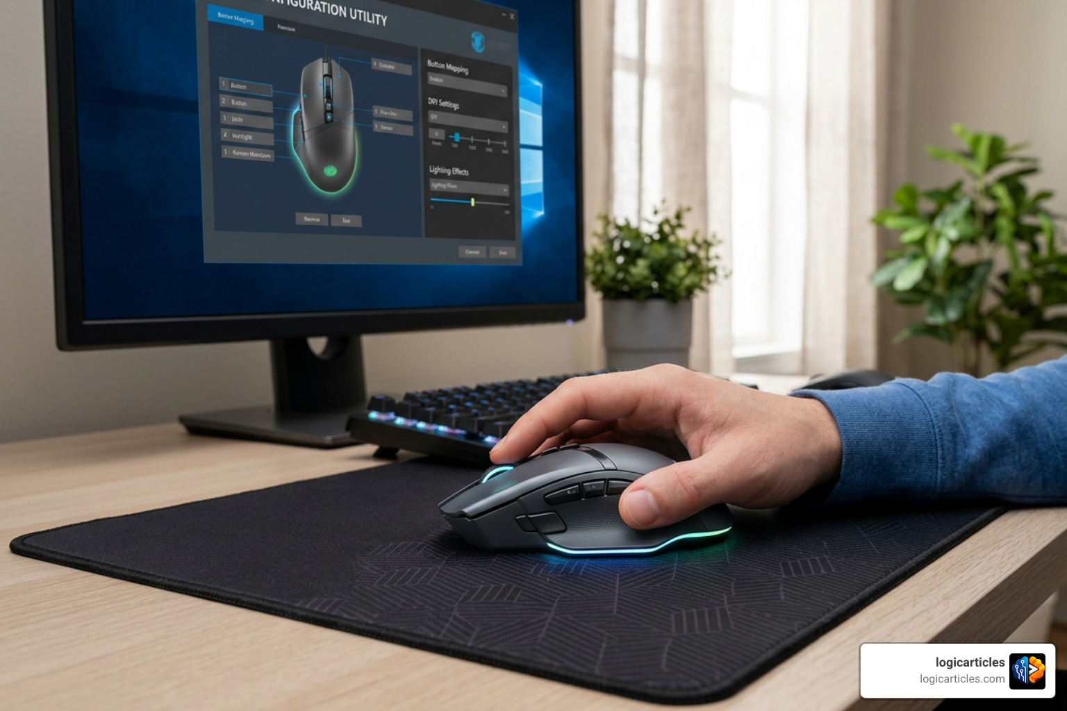 Managing profiles, onboard memory, and firmware updates in the iCUE device settings menu