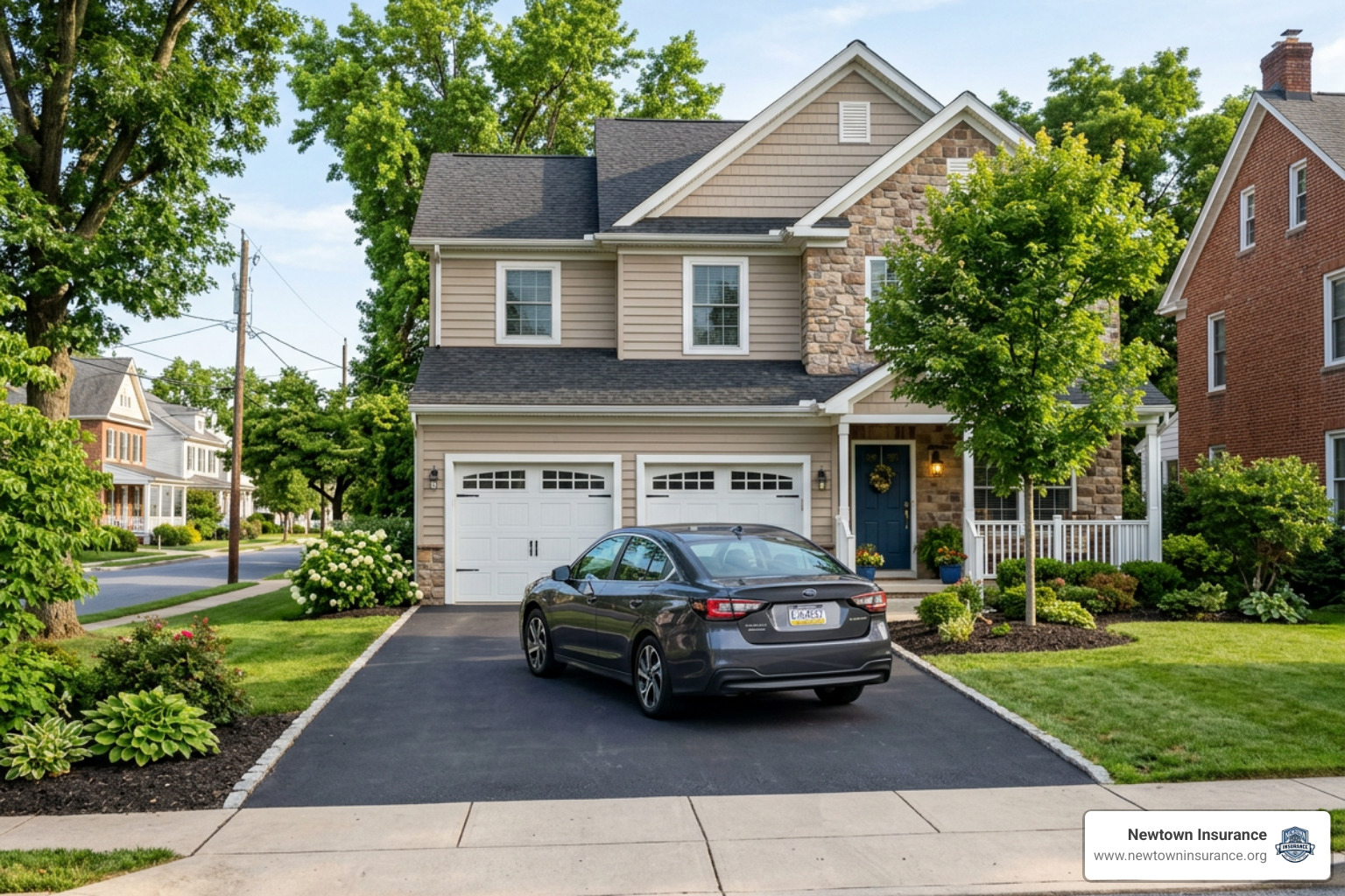 modern car parked safely in a driveway in Mount Joy modern car parked safely in a driveway in Mount Joy