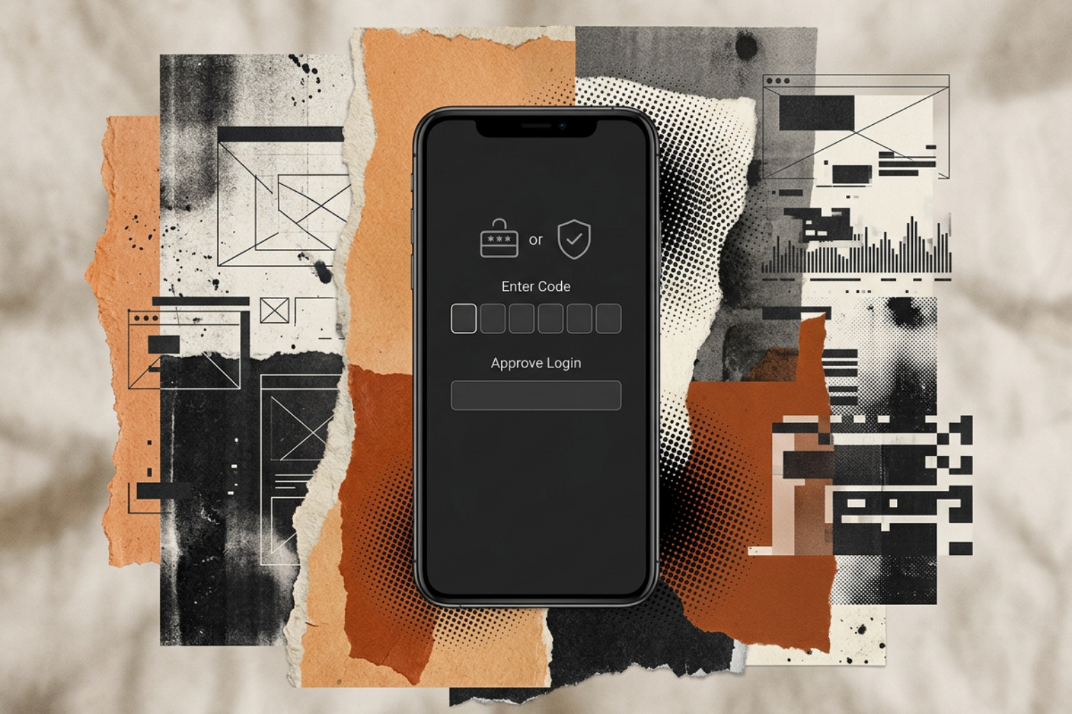 Multi-factor authentication concept showing layered identity verification for enterprise security