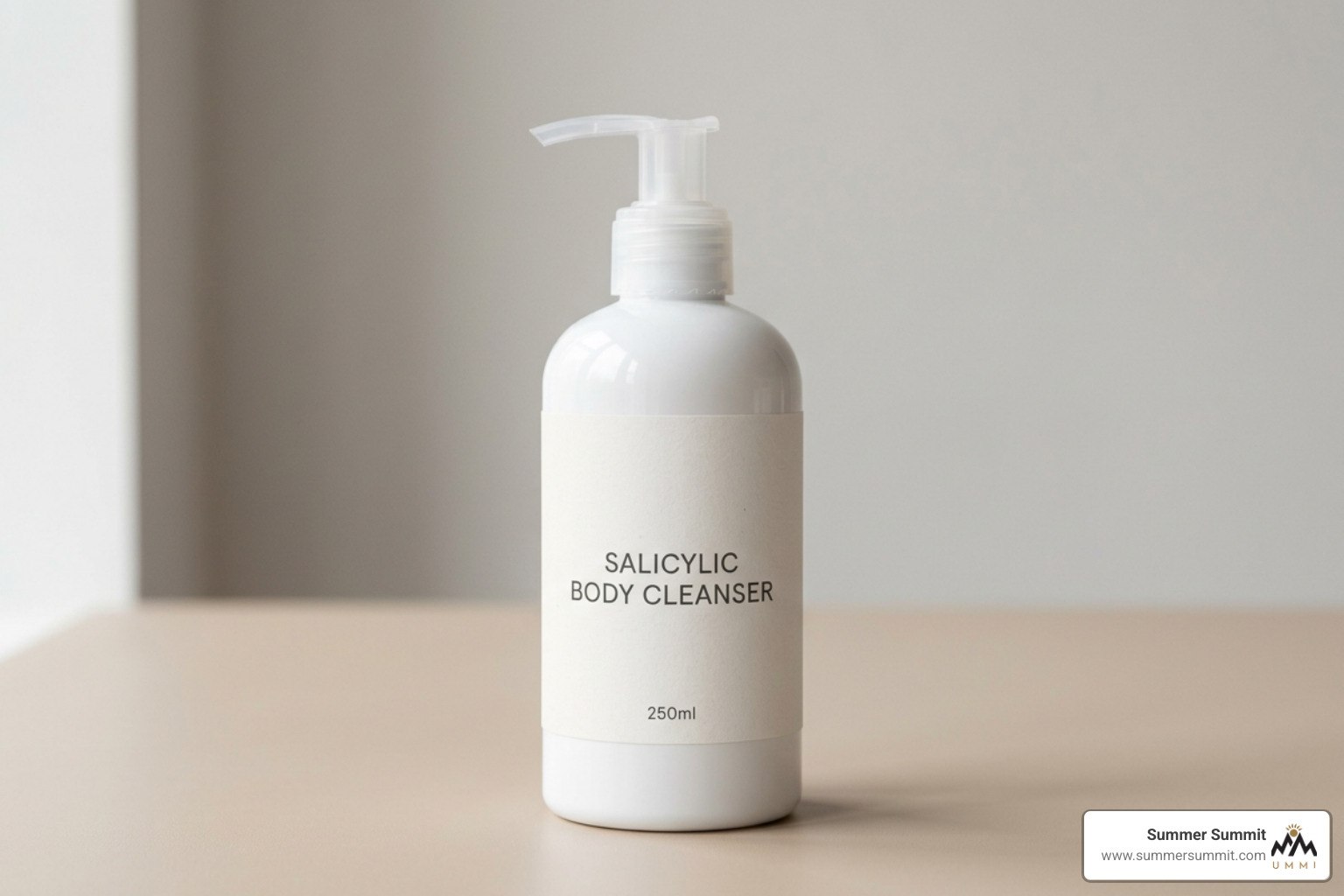 Summer Summit Salicylic Body Cleanser bottle packaging Summer Summit Salicylic Body Cleanser bottle packaging