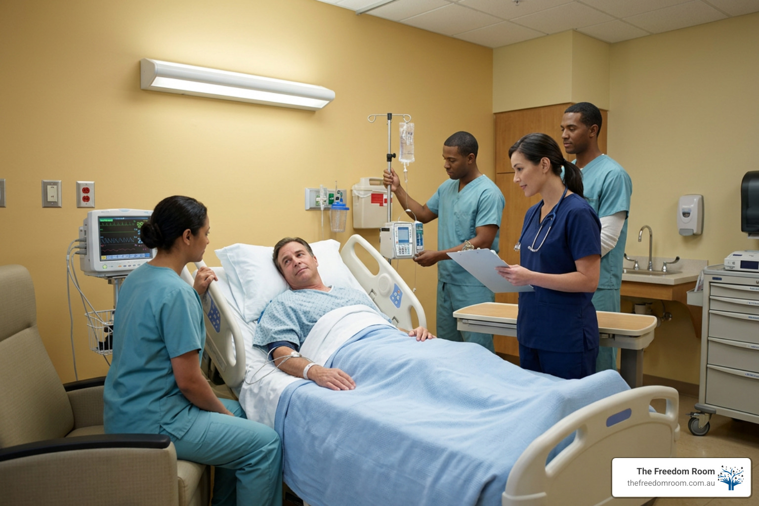 medical monitoring in a safe environment during peak alcohol withdrawal medical monitoring in a safe environment during peak alcohol withdrawal