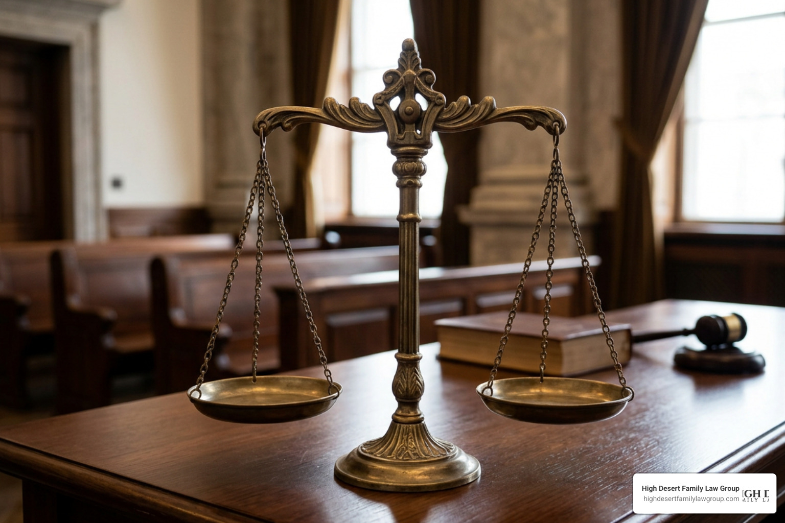 Scales of justice symbolizing the legal criteria and statutory factors under Arizona law