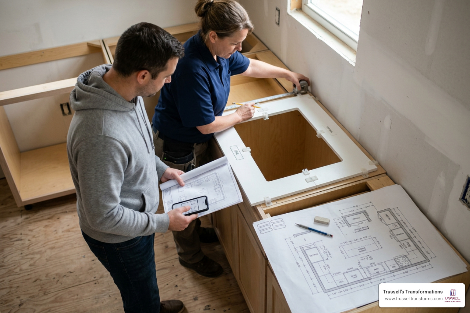 Countertop Templating And Planning Layout