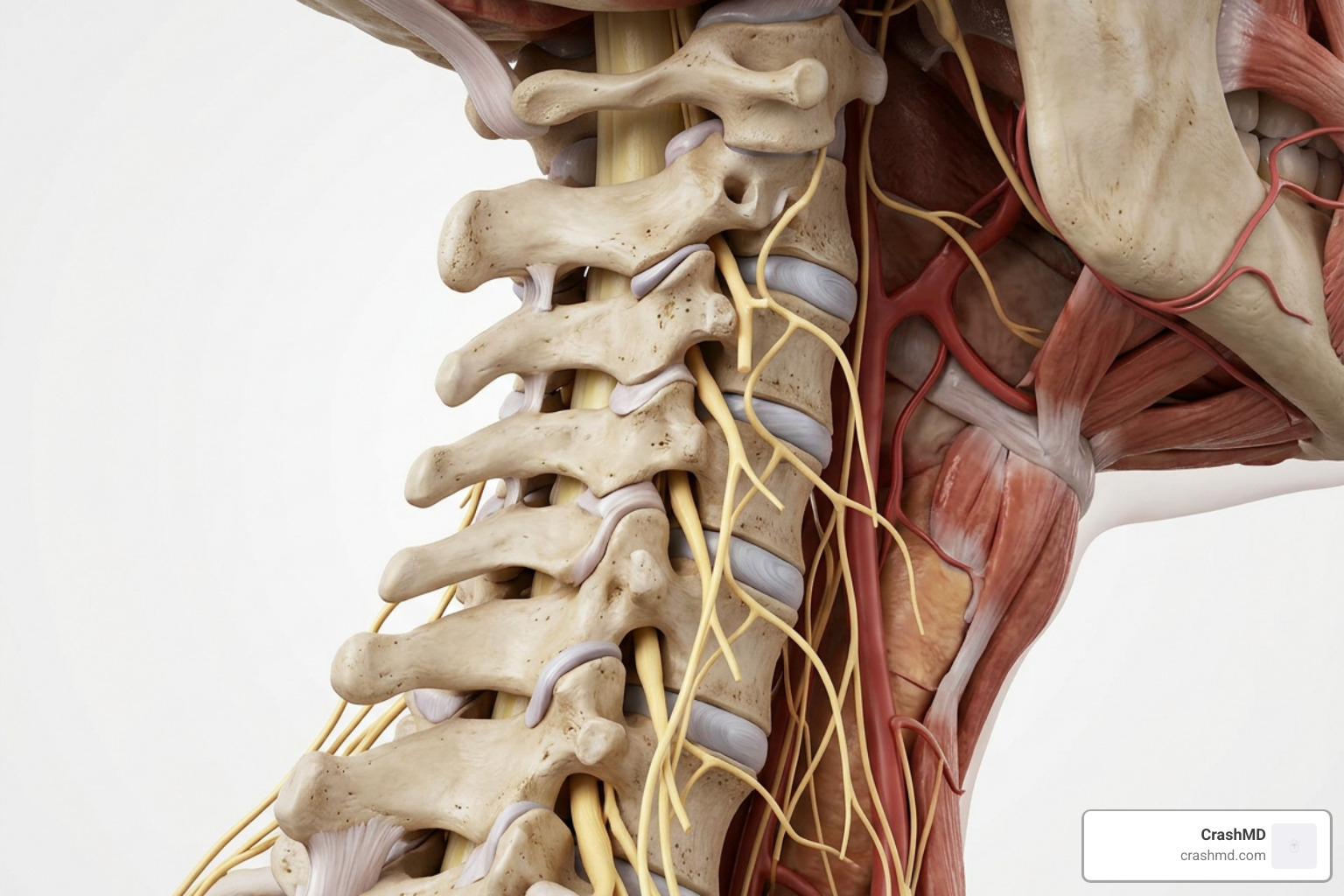 cervical spine anatomy and nerve pathways