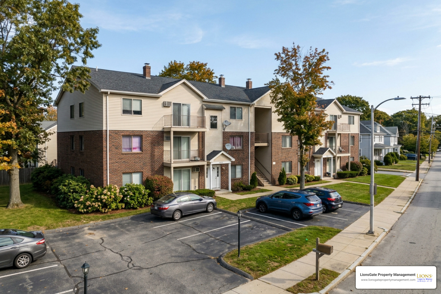 Mid-size apartment building in Cranston, RI Mid-size apartment building in Cranston, RI