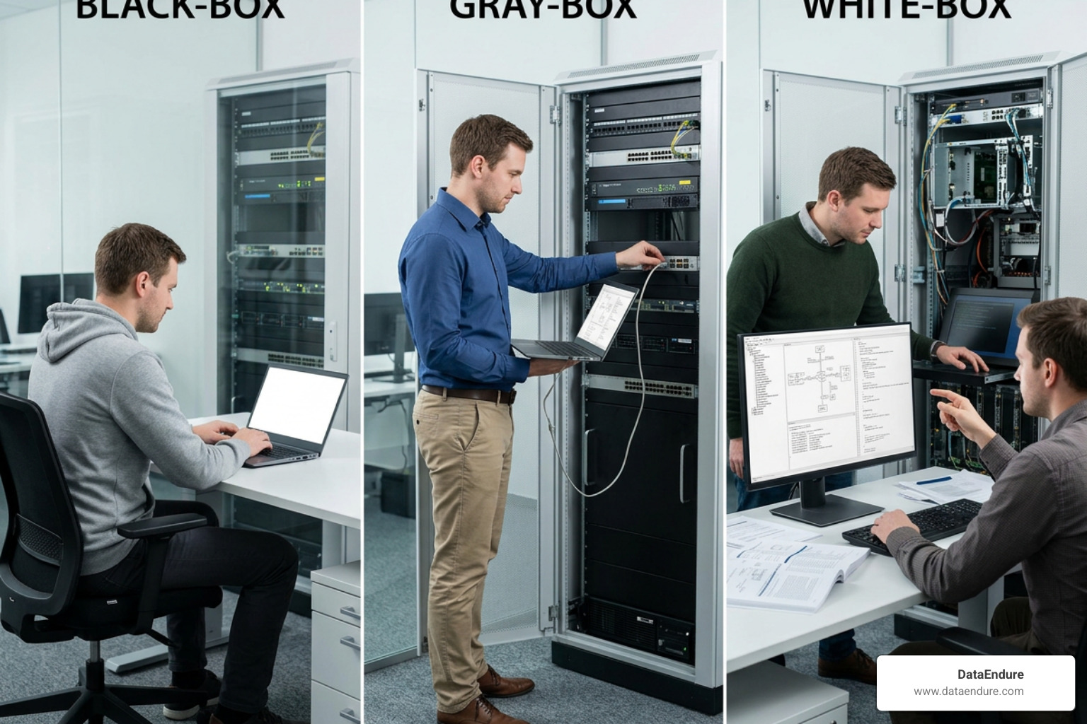 Comparison of black-box, gray-box, and white-box security testing methods Comparison of black-box, gray-box, and white-box security testing methods