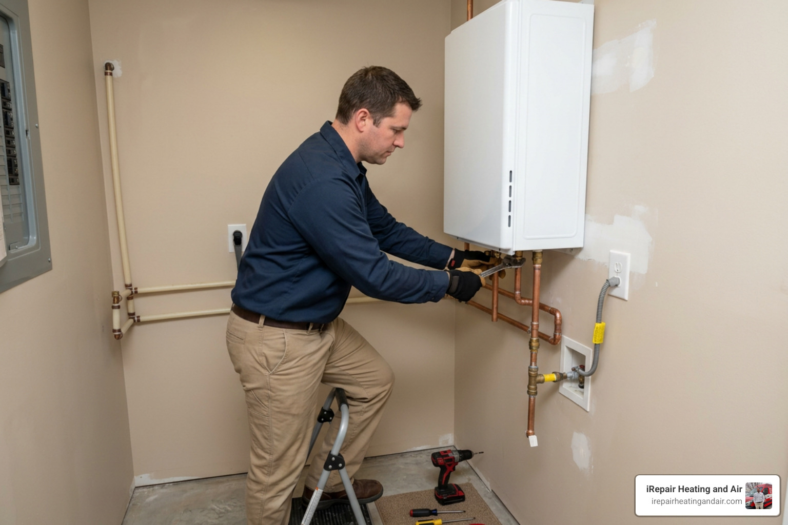installing a new energy efficient water heater