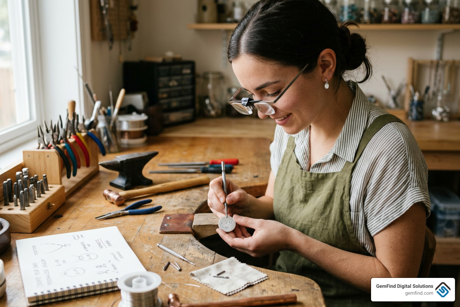 Interactive online jewelry builder interface
