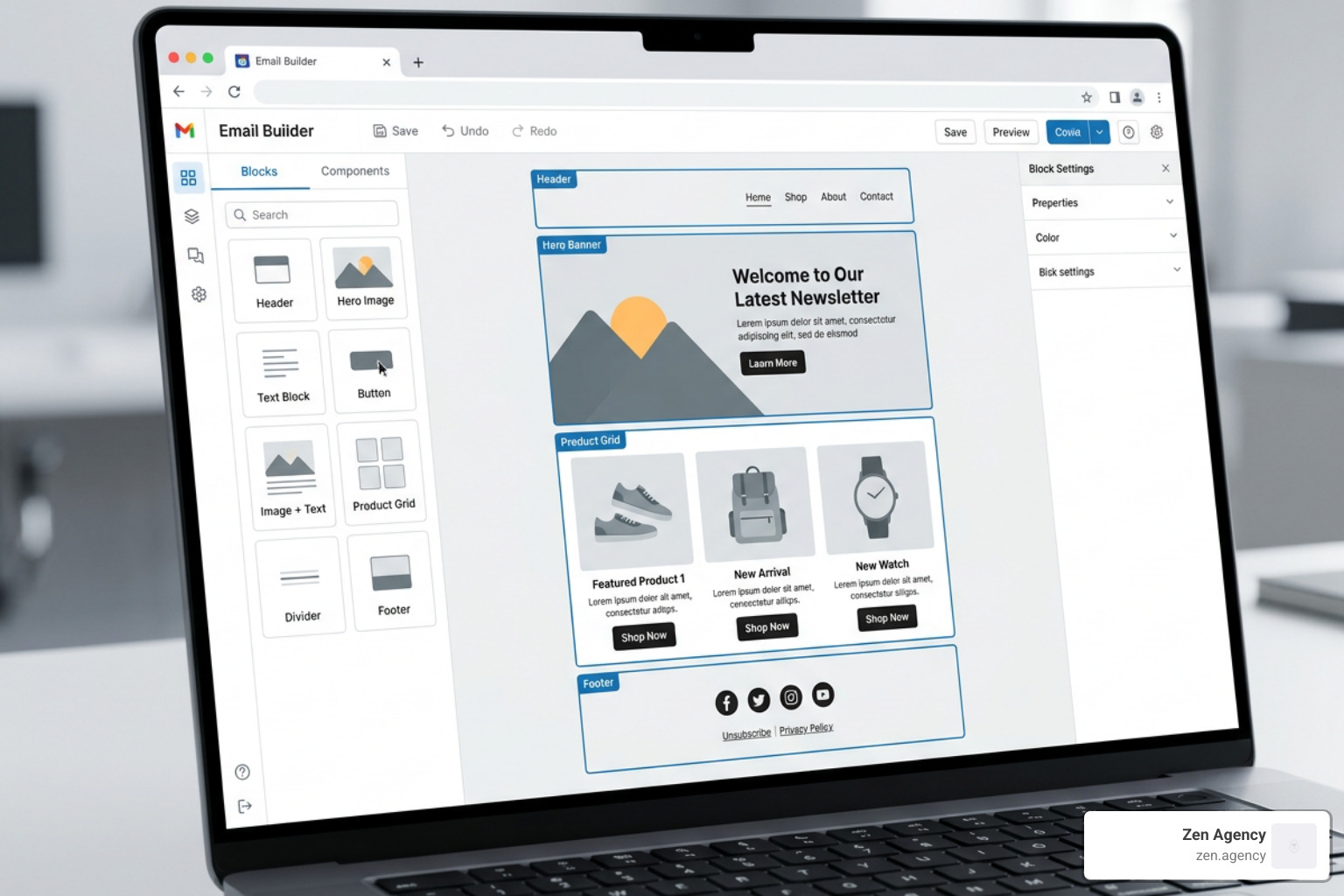 modular email template components and master template layout modular email template components and master template layout