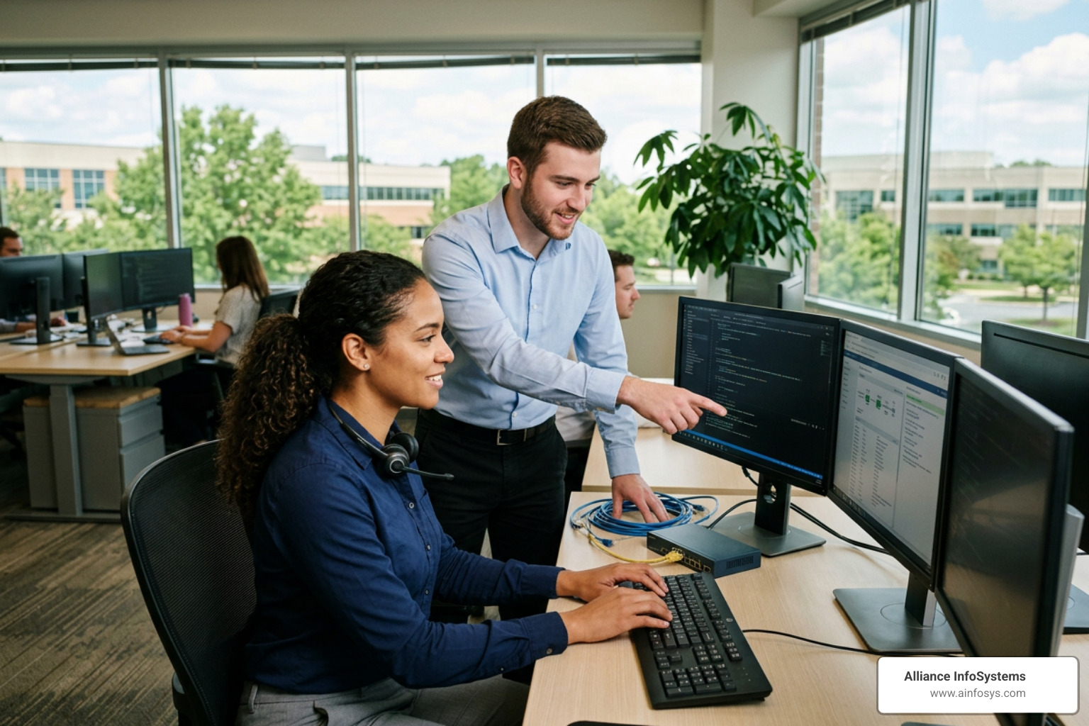 cybersecurity analysts monitoring network traffic cybersecurity analysts monitoring network traffic