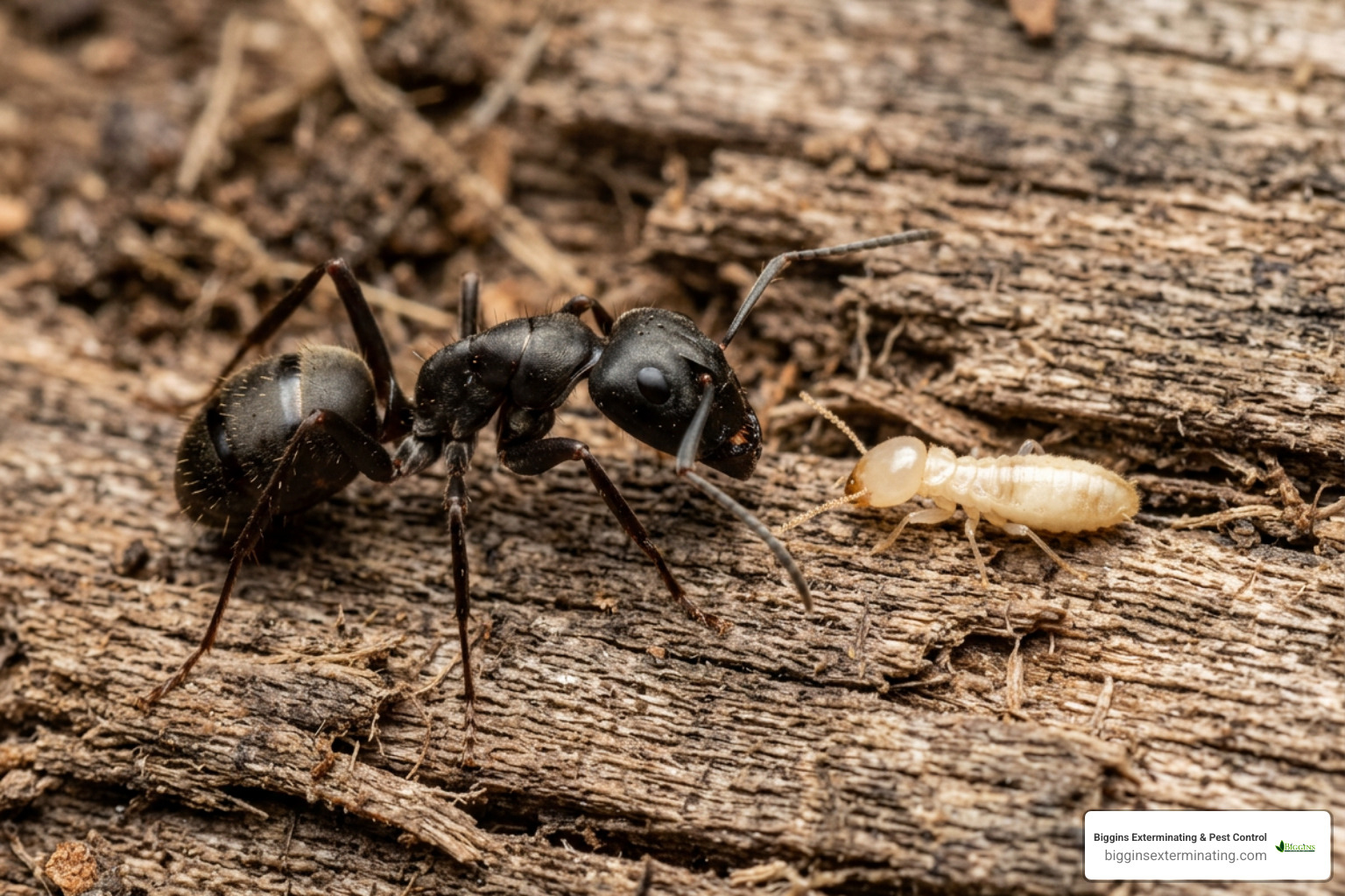 Comparing carpenter ants and termites