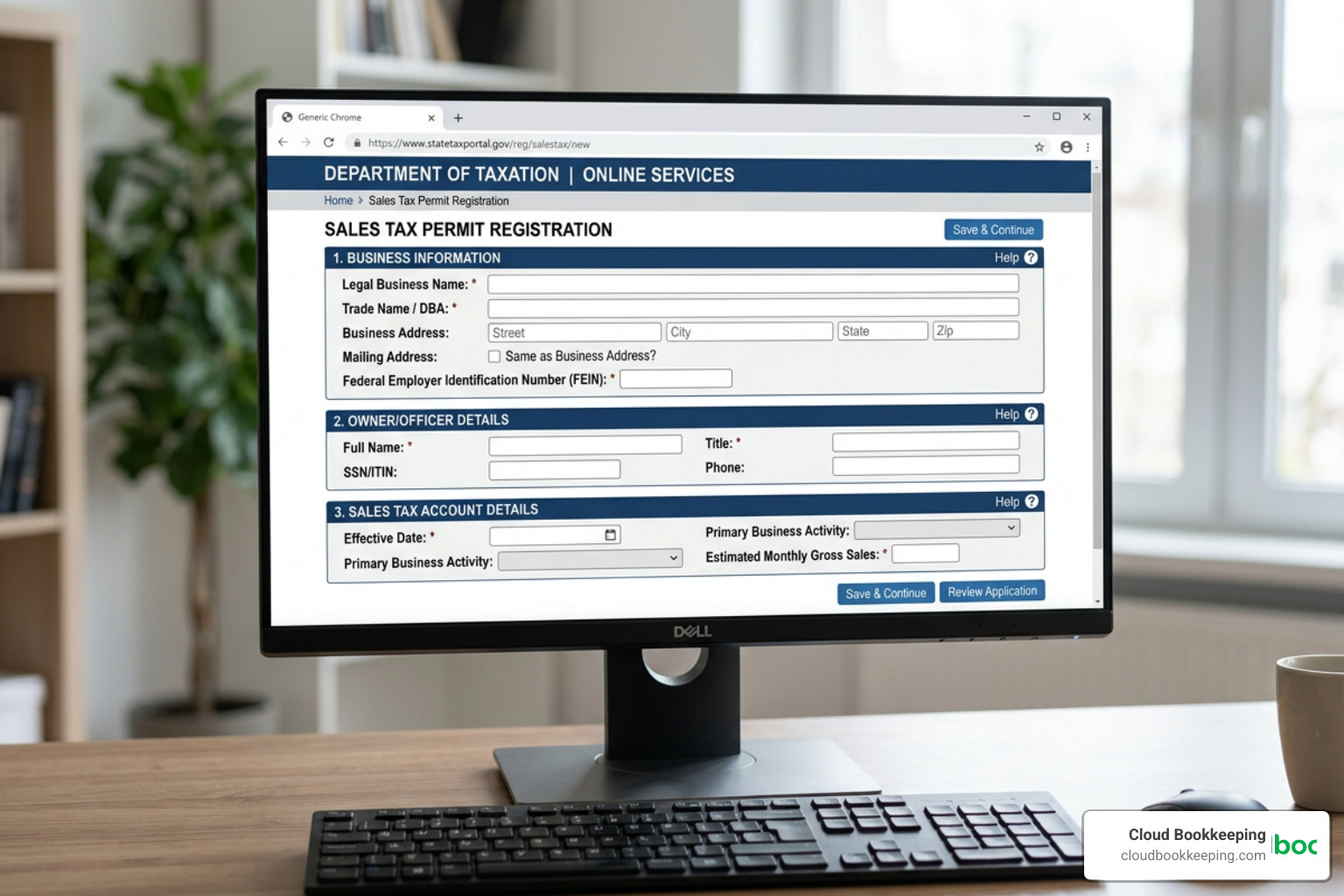 Texas sales tax permit registration portal interface Texas sales tax permit registration portal interface