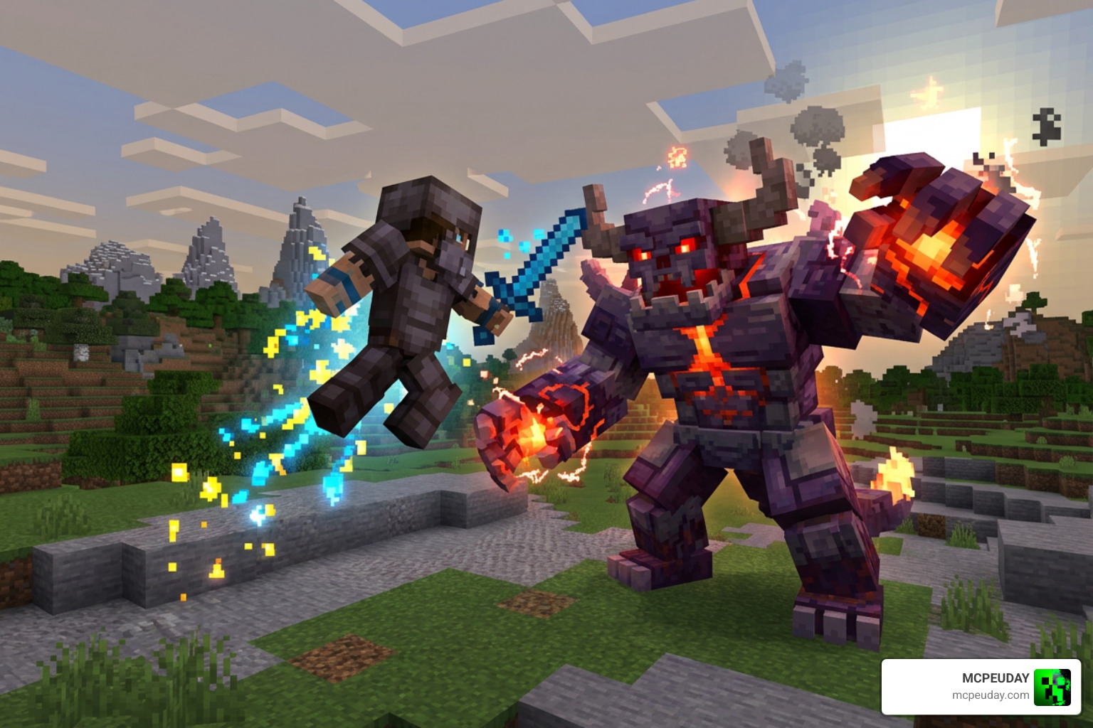 Custom bosses and magic system in Bedrock Reimagined Custom bosses and magic system in Bedrock Reimagined