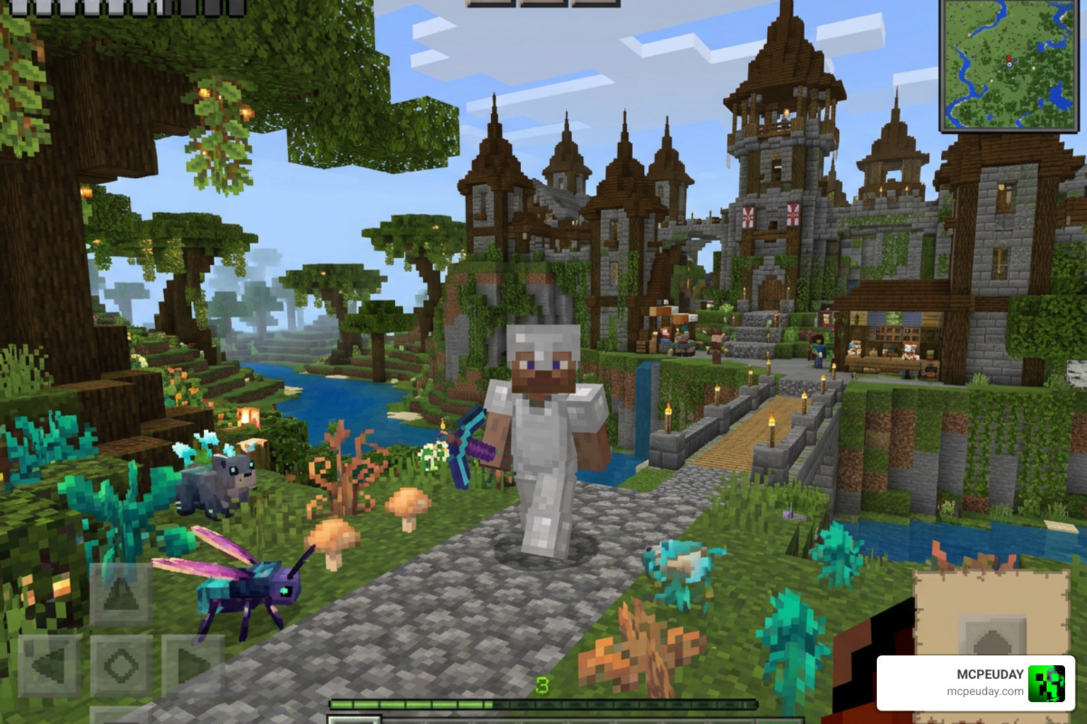 Bedrock Reimagined Addon gameplay survival RPG Bedrock Reimagined Addon gameplay survival RPG