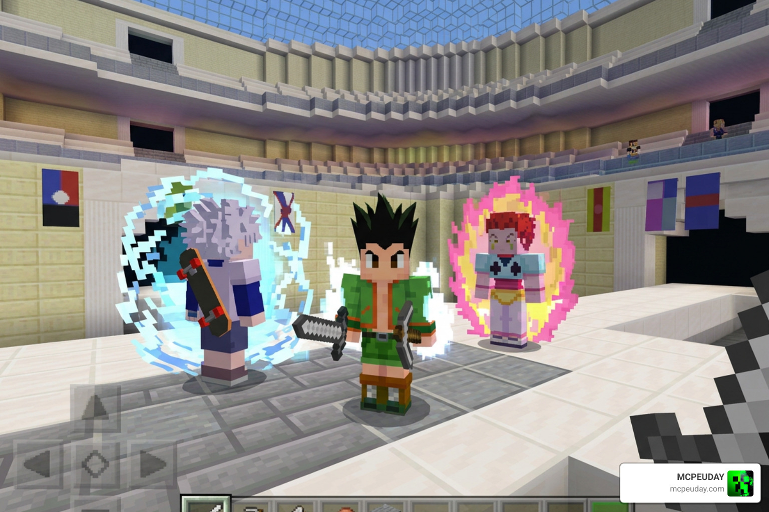 Hunter X Hunter Addon Minecraft gameplay anime mobs Nen abilities Bedrock Hunter X Hunter Addon Minecraft gameplay anime mobs Nen abilities Bedrock
