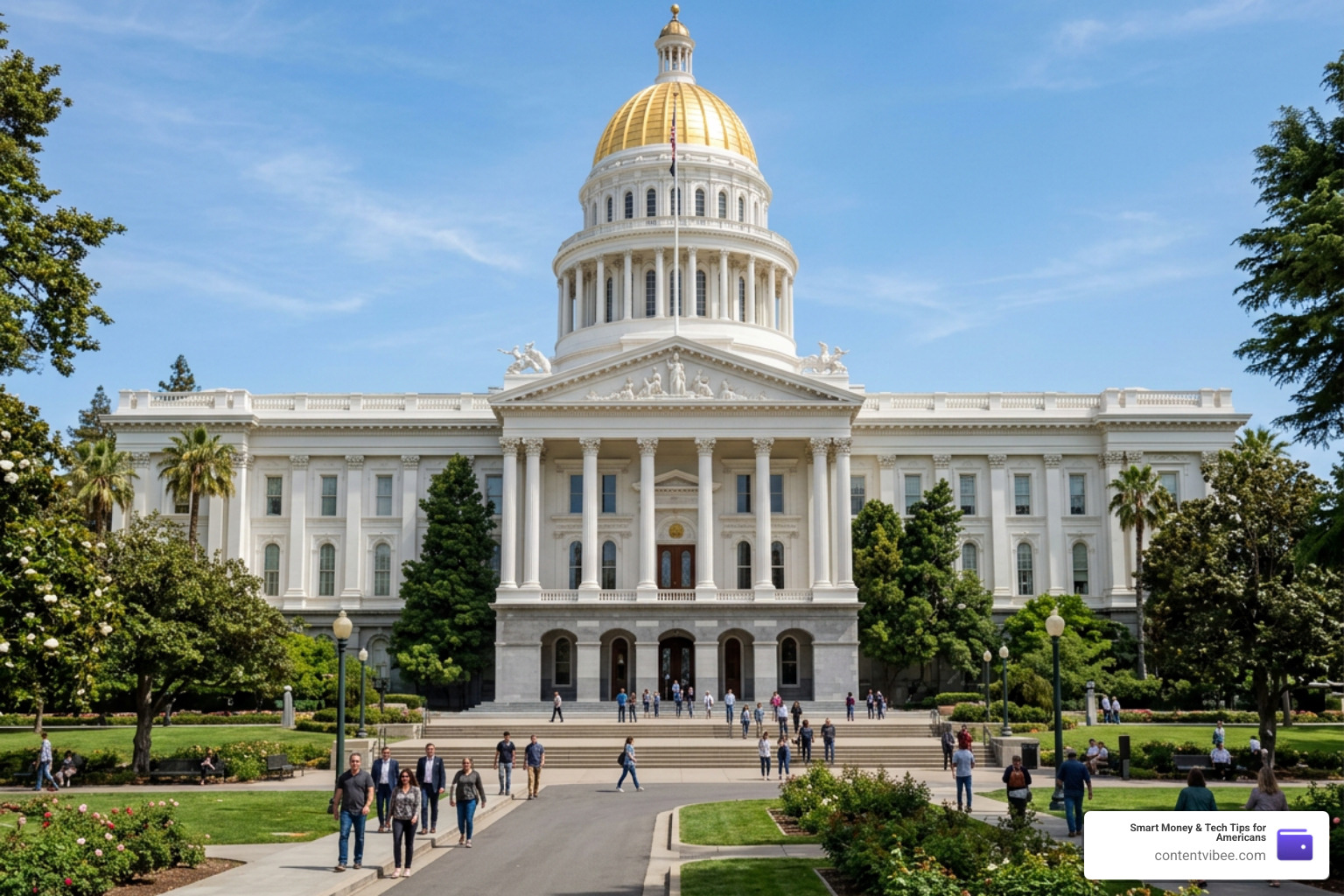 California State Capitol building in Sacramento