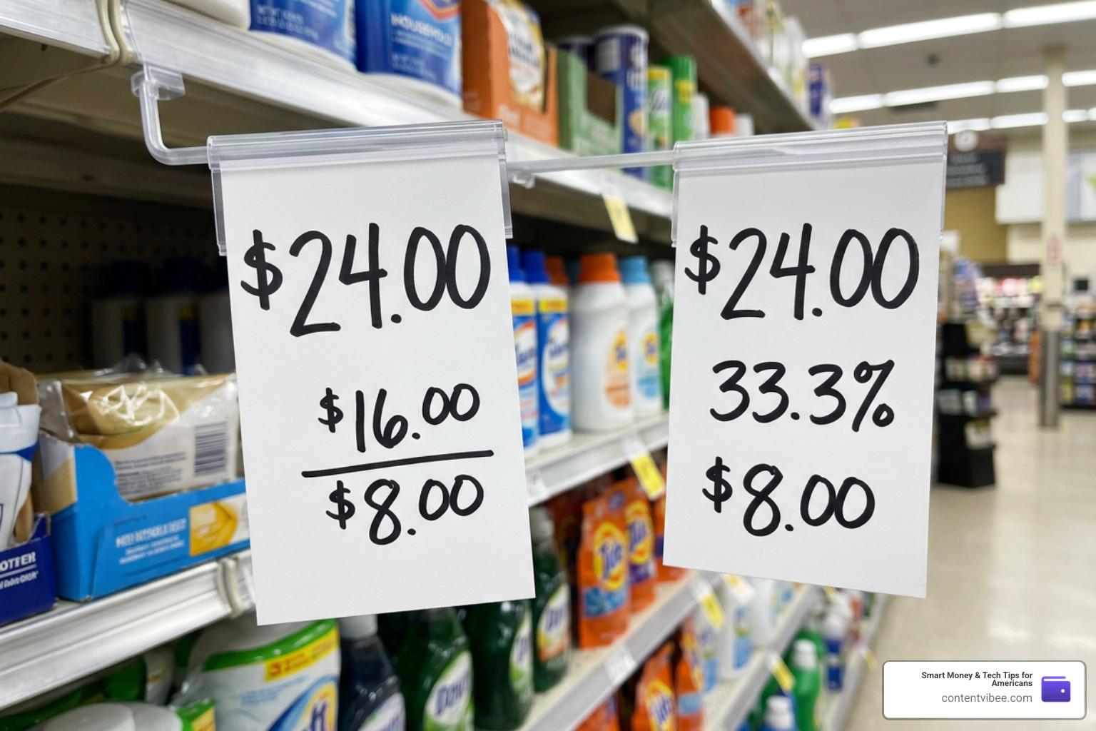 Comparison chart showing how markup and margin differ for the same transaction Comparison chart showing how markup and margin differ for the same transaction