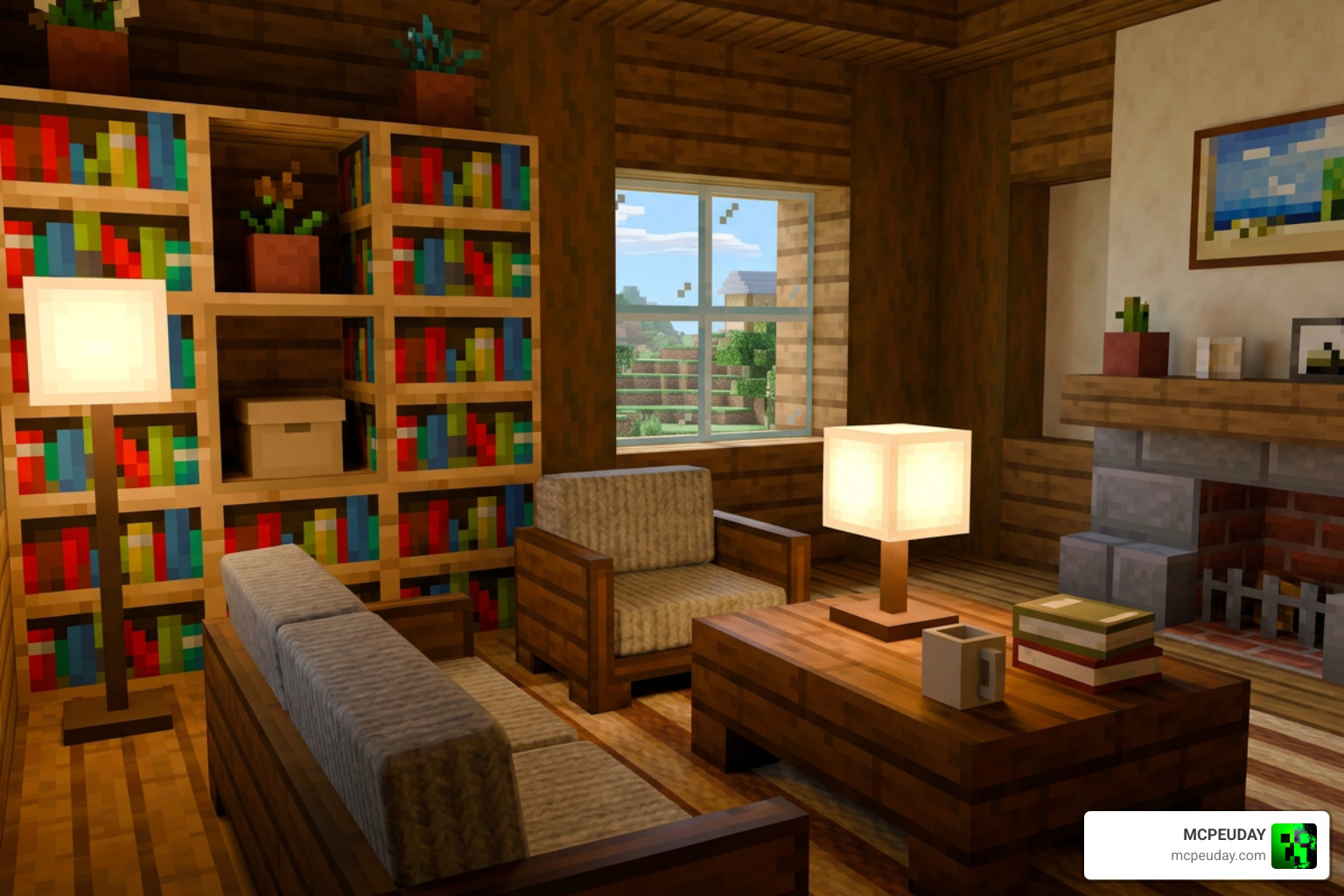 Gooblideco Addon Minecraft Bedrock furniture decorative blocks
