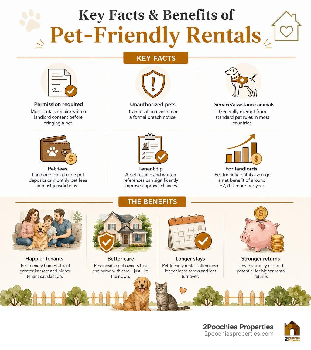 Key facts and benefits of pet-friendly rentals infographic infographic Key facts and benefits of pet-friendly rentals infographic infographic