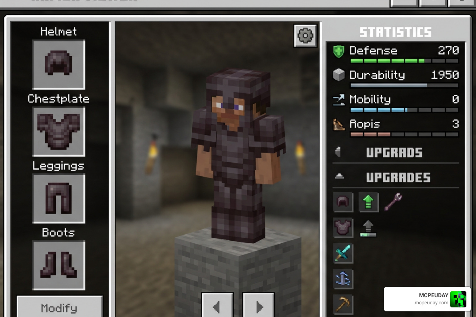 Smithing Armor Viewer and Ore UI styling in the Déesse UI Pack settings screen Smithing Armor Viewer and Ore UI styling in the Déesse UI Pack settings screen