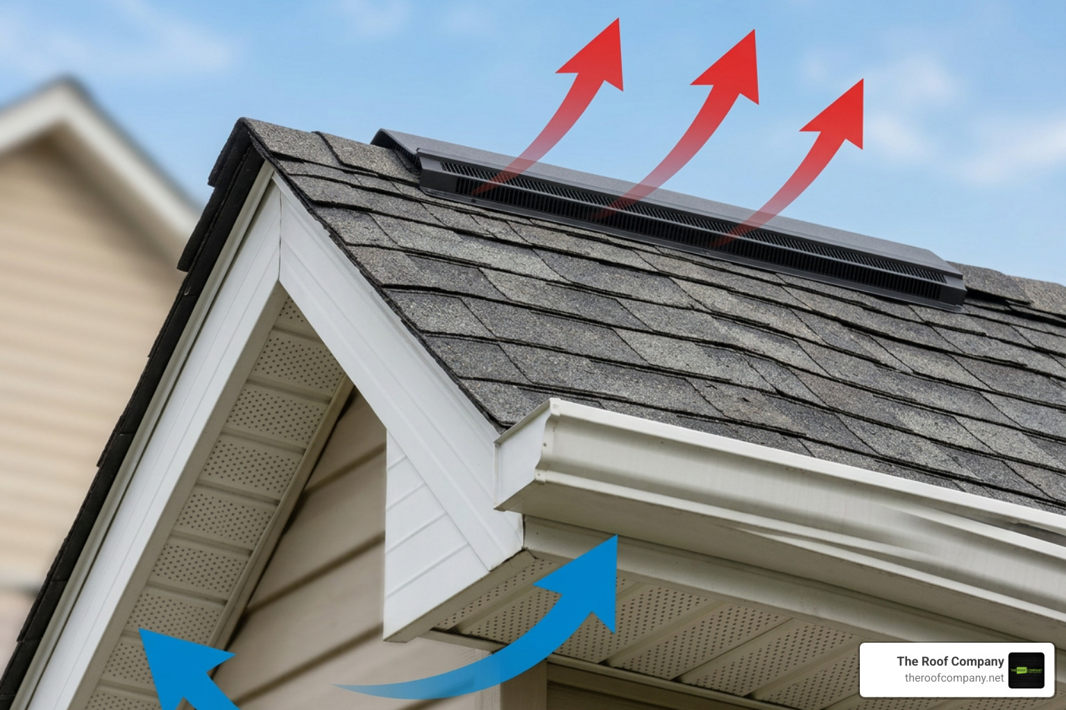 ridge and soffit vents showing airflow dynamics ridge and soffit vents showing airflow dynamics
