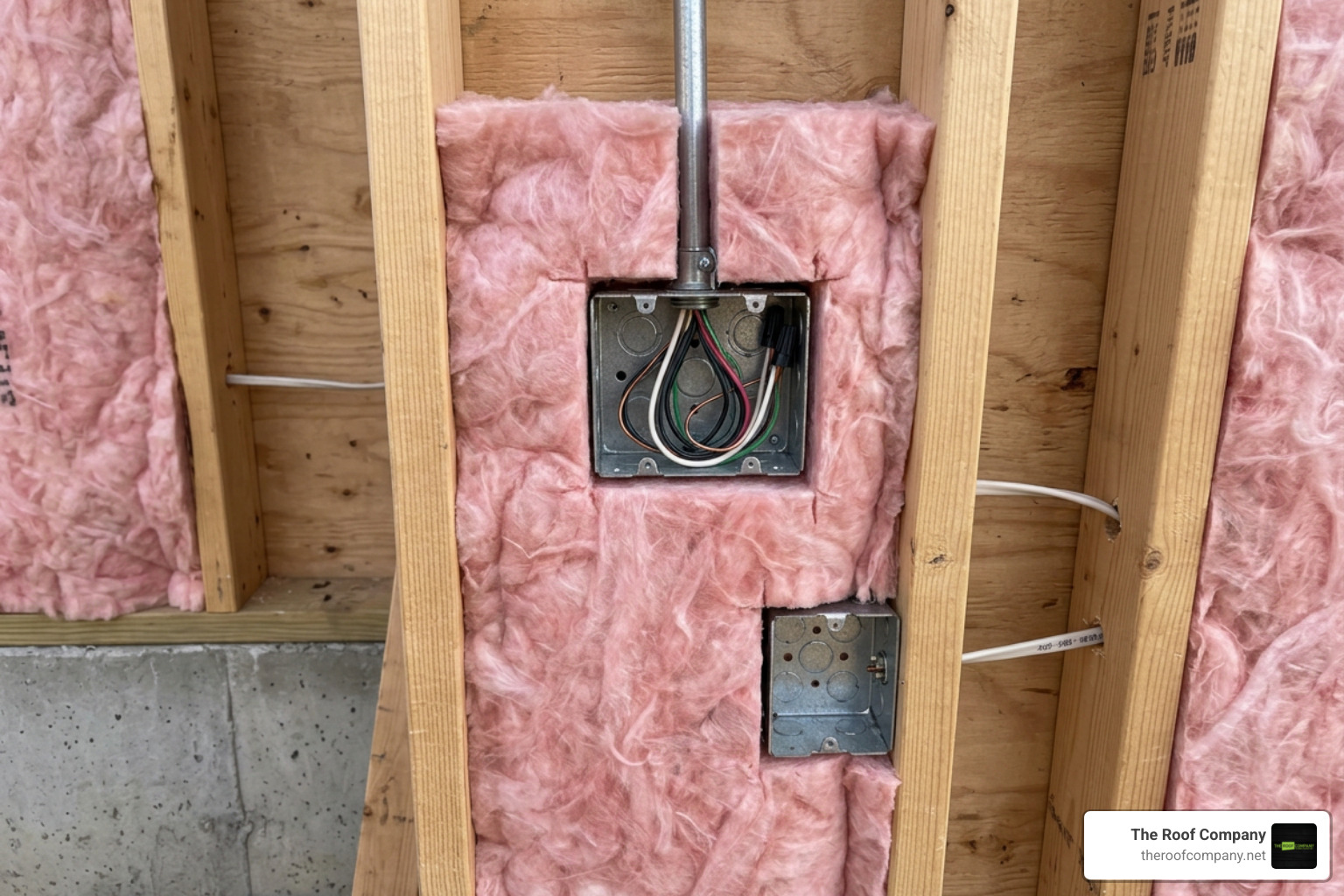 insulation cut around electrical boxes insulation cut around electrical boxes