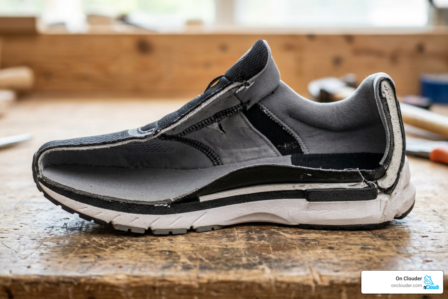 Shoe construction highlighting the difference in toe box width versus midfoot lockdown Shoe construction highlighting the difference in toe box width versus midfoot lockdown