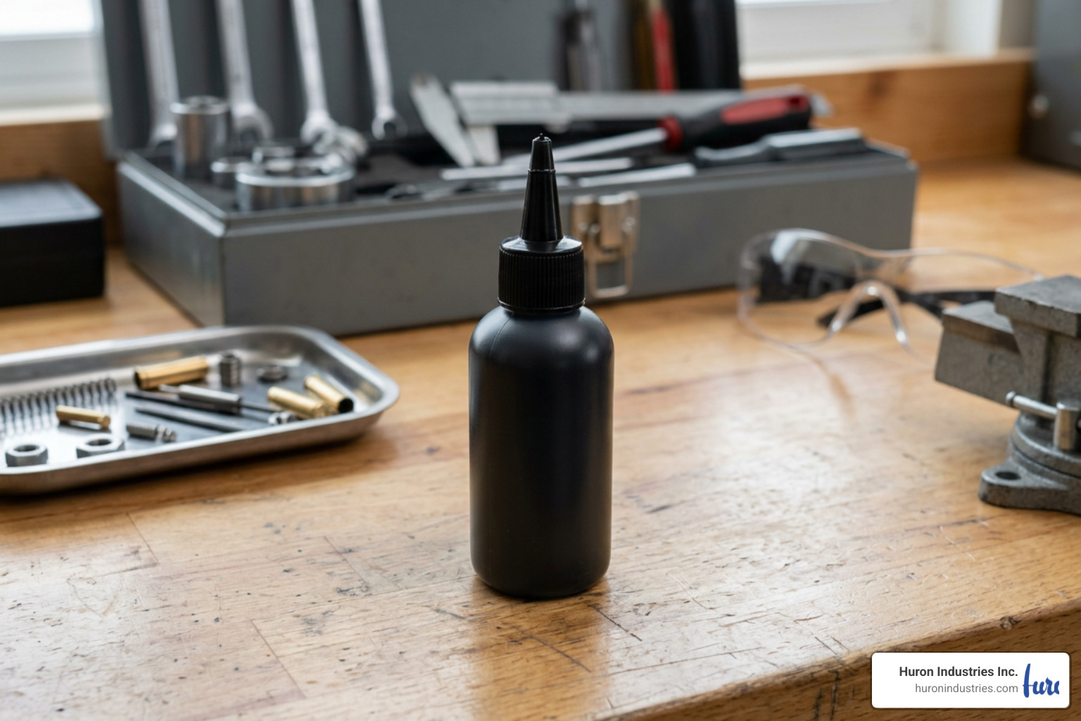 CaseLube liquid graphite lubricant container designed for precision reloading and industrial applications CaseLube liquid graphite lubricant container designed for precision reloading and industrial applications