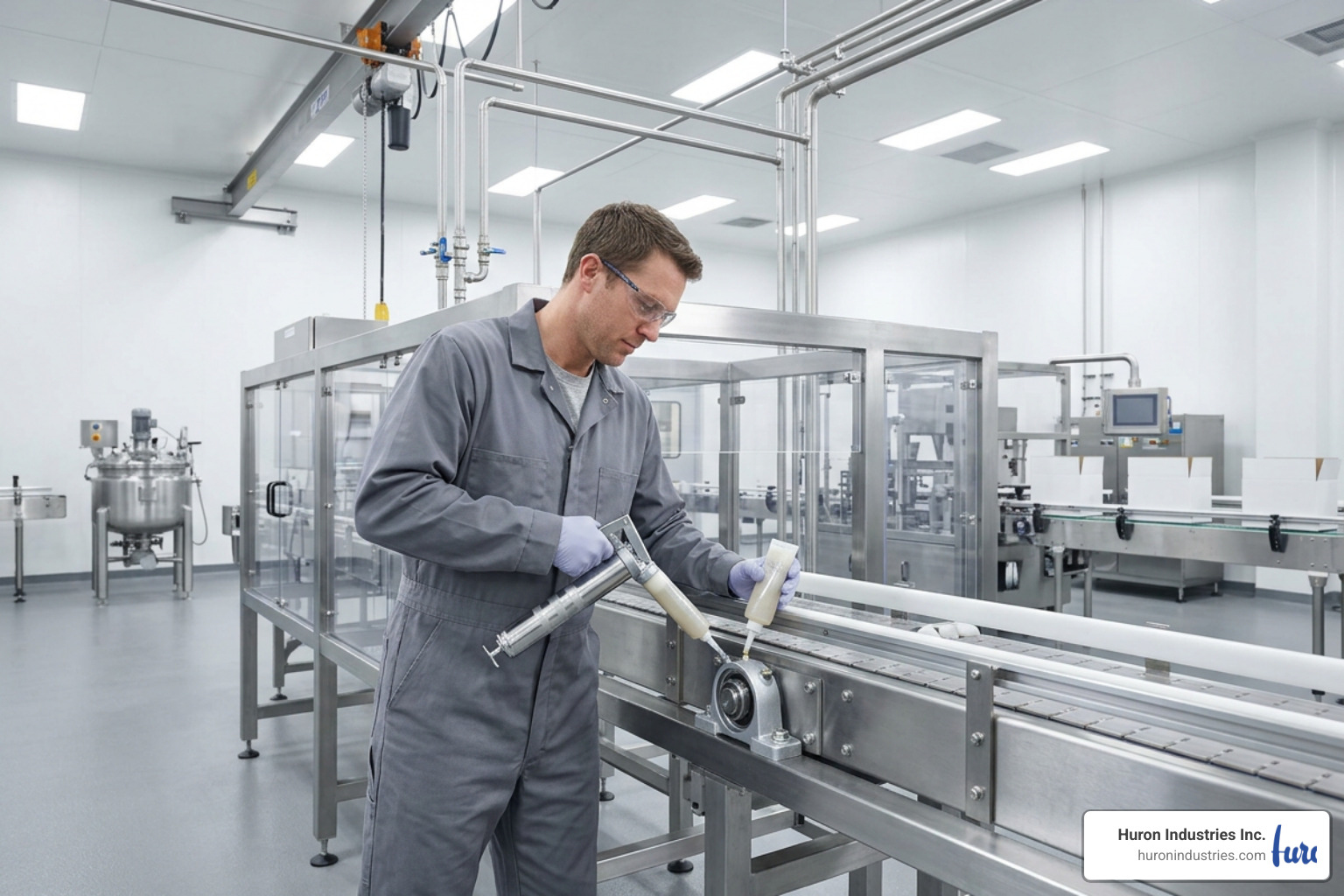 food grade extreme pressure lubricant in food processing facility