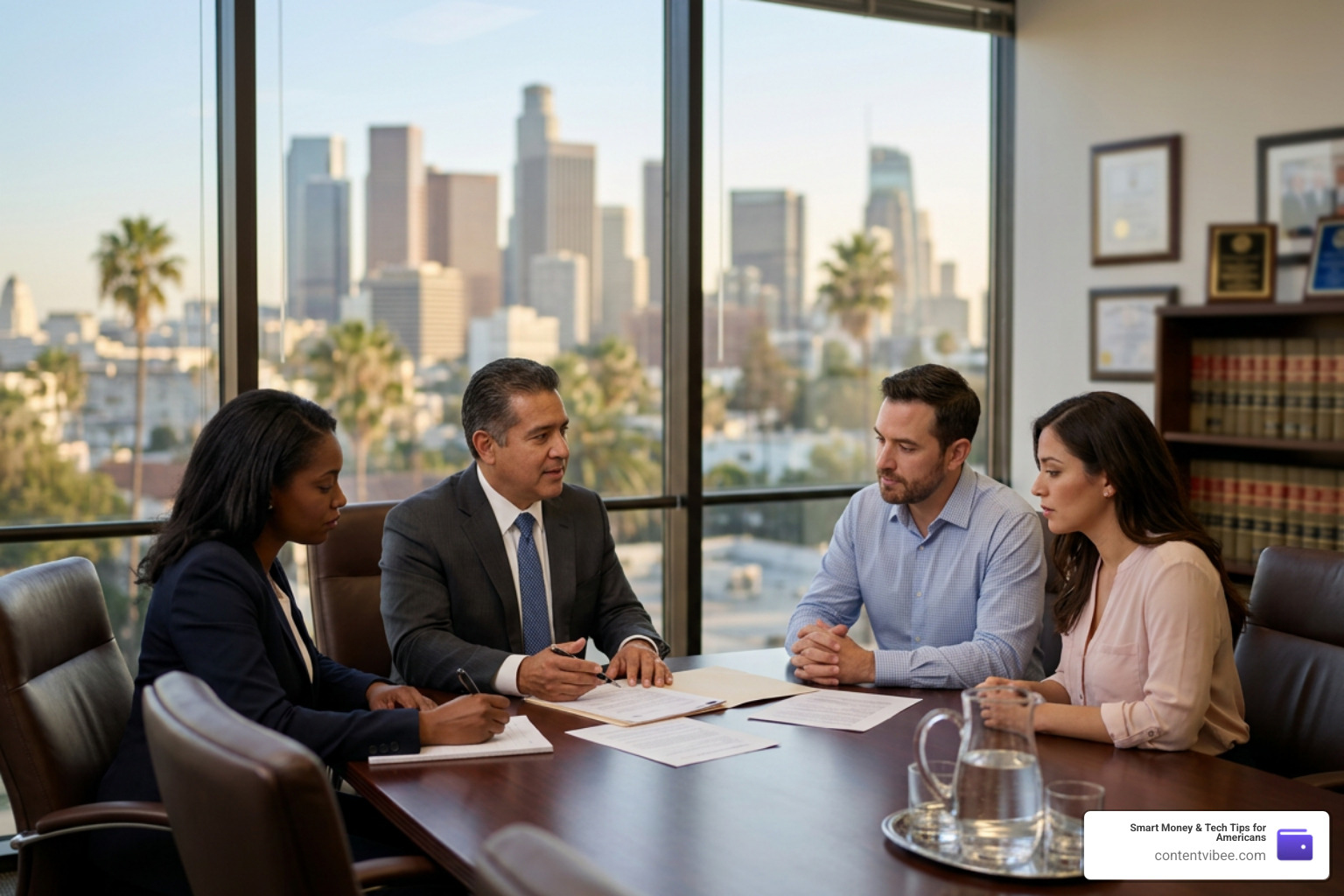 A courtroom trial scene showcasing experienced litigation