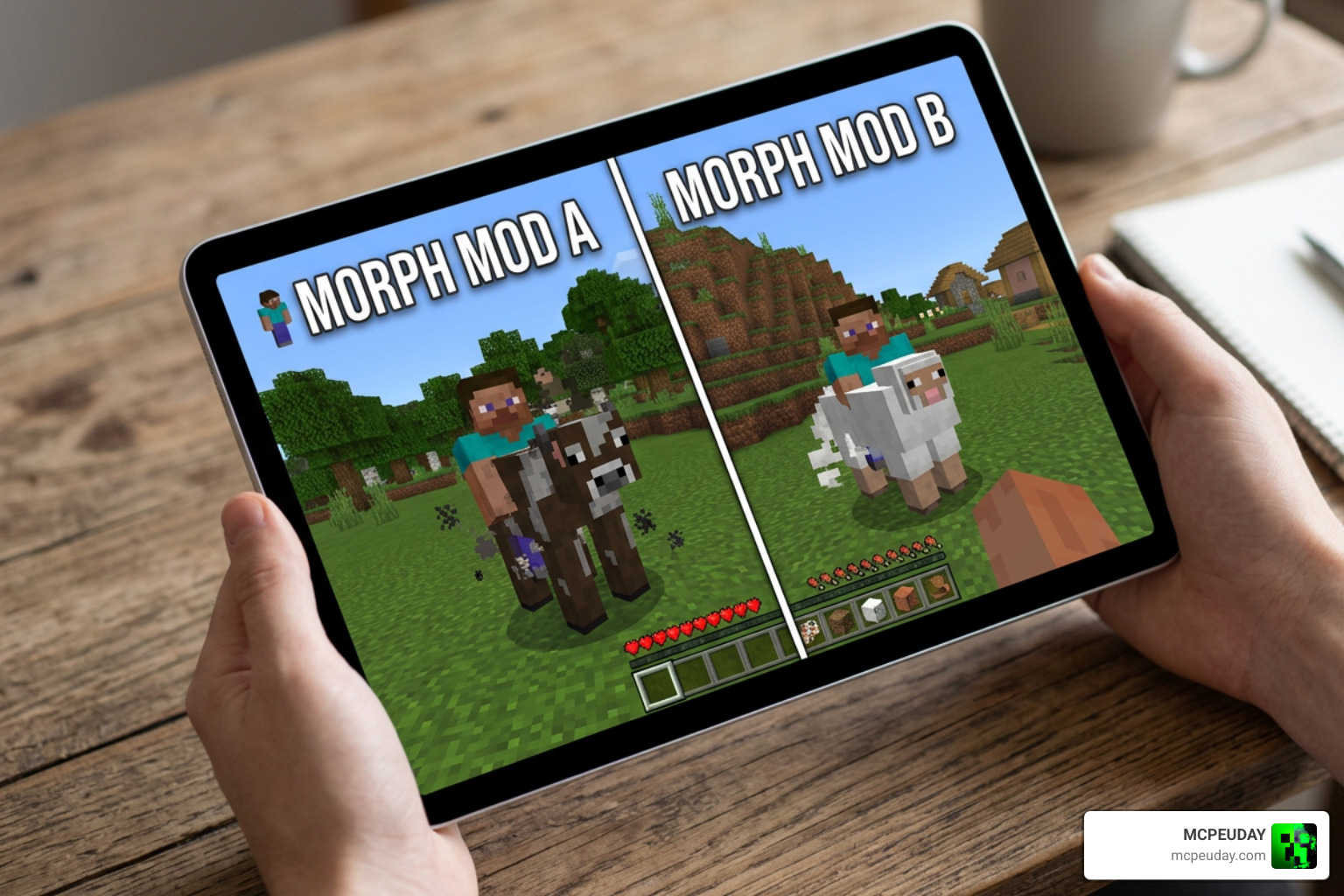 Different morphing mods side-by-side comparison Different morphing mods side-by-side comparison