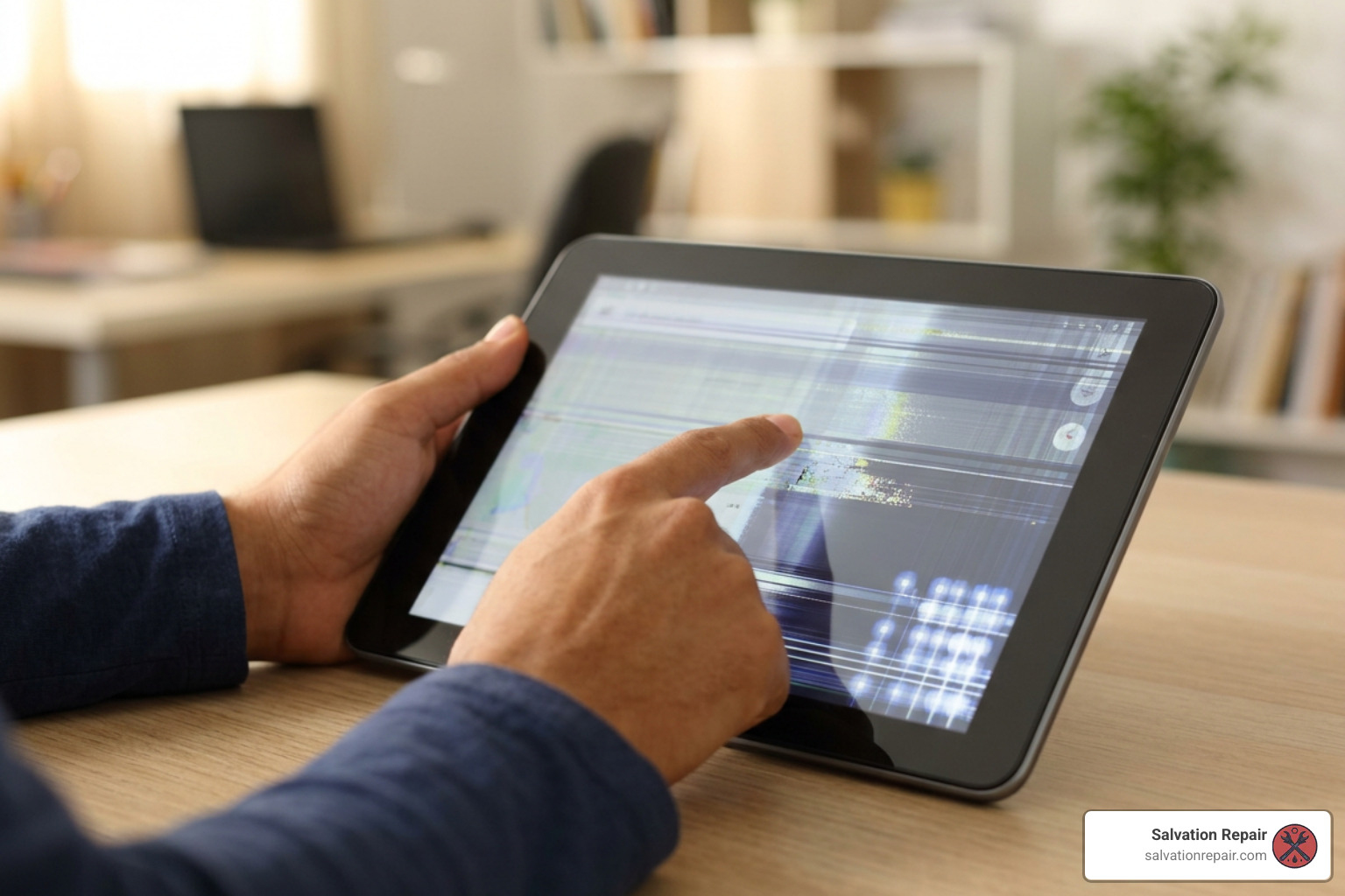 flickering Surface screen showing touch responsiveness issues