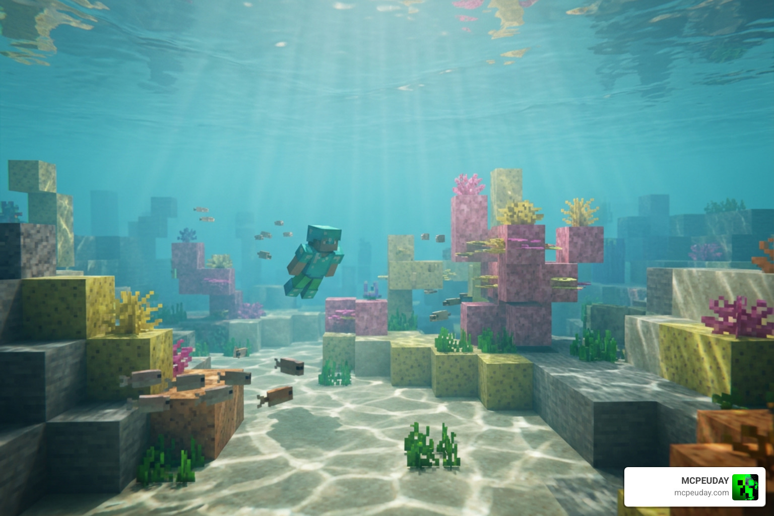 Underwater view with realistic reflections and fake depth using Newb x Unwind Underwater view with realistic reflections and fake depth using Newb x Unwind