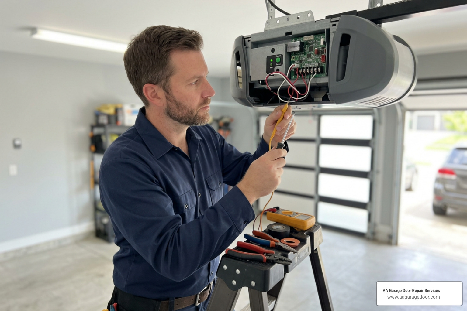 troubleshooting a garage door opener
