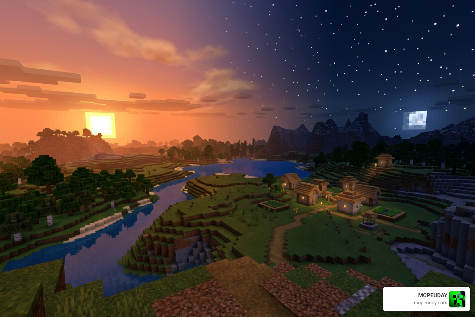 Gaster Visual Shader Minecraft Bedrock twilight atmosphere