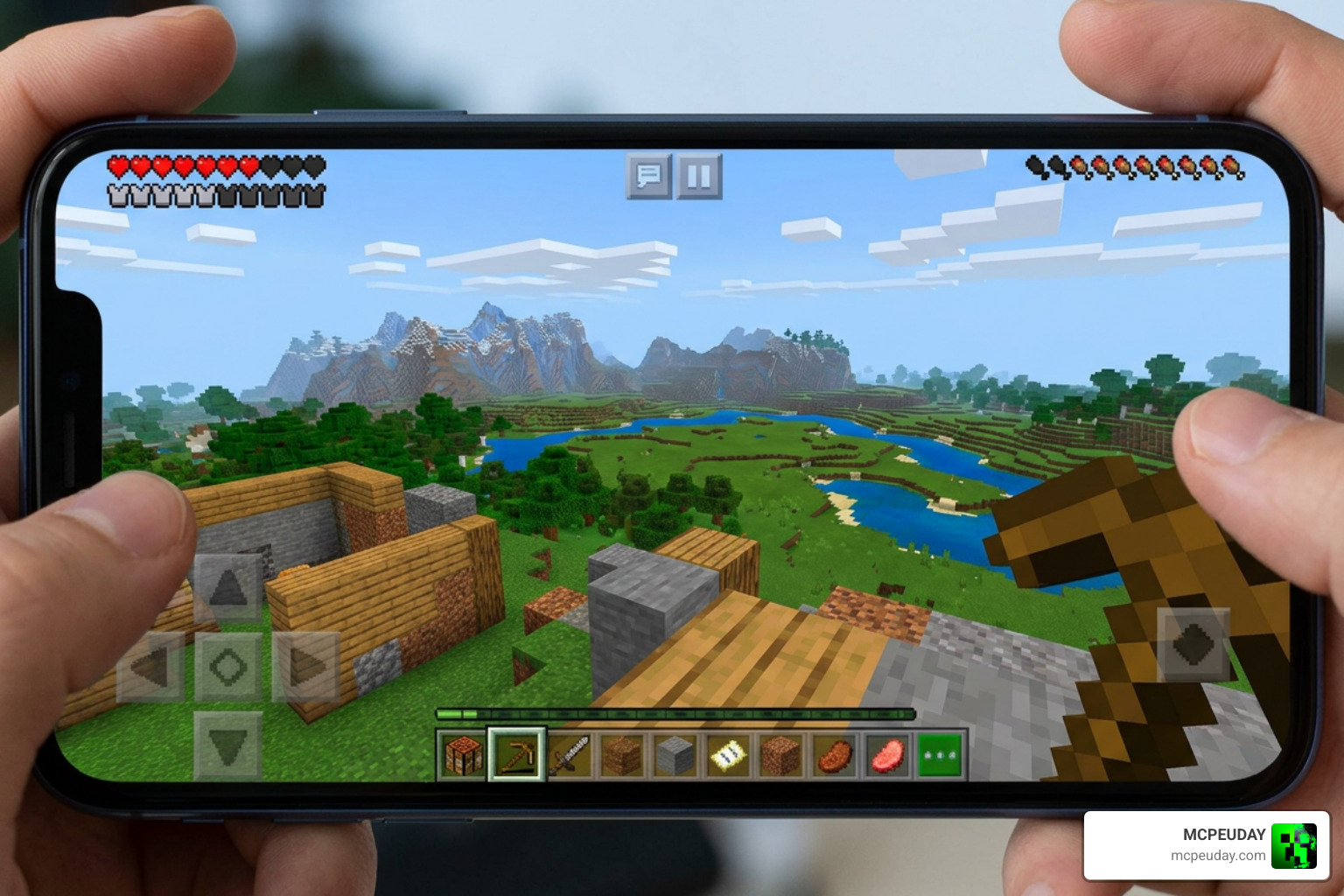 Minecraft PE 1.21 gameplay with Atmos Visuals Shader Minecraft PE 1.21 gameplay with Atmos Visuals Shader