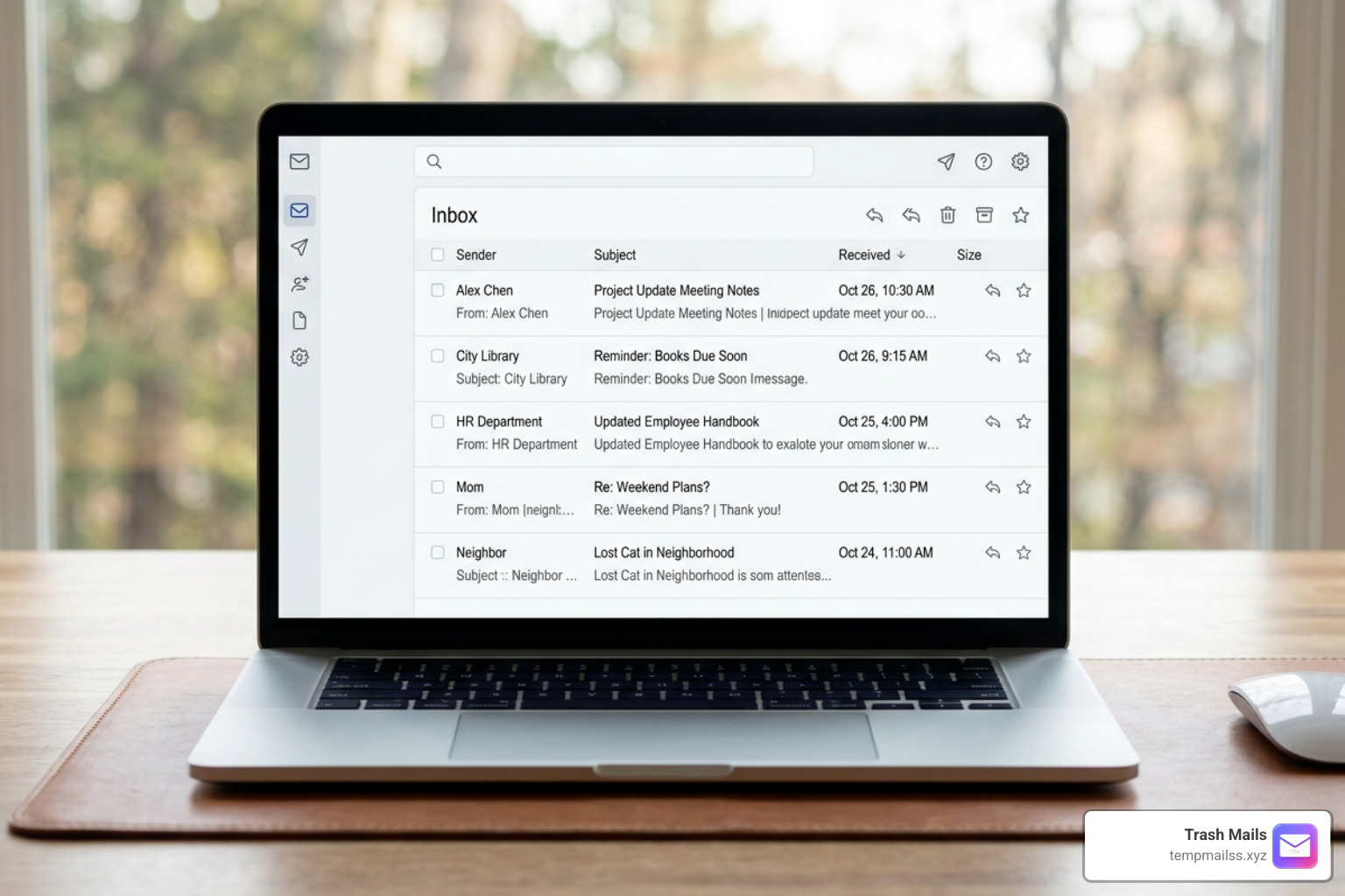 A clean, organized email inbox completely free of promotional clutter and spam A clean, organized email inbox completely free of promotional clutter and spam