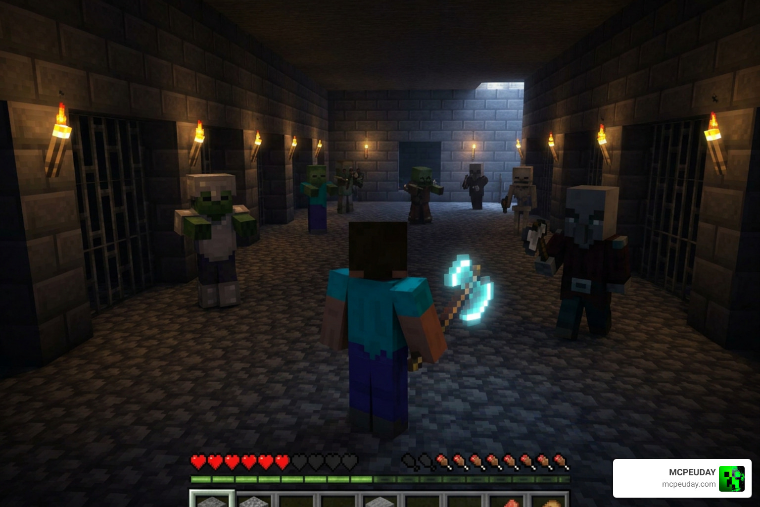 Alylica's Dungeons Addon Minecraft Bedrock gameplay